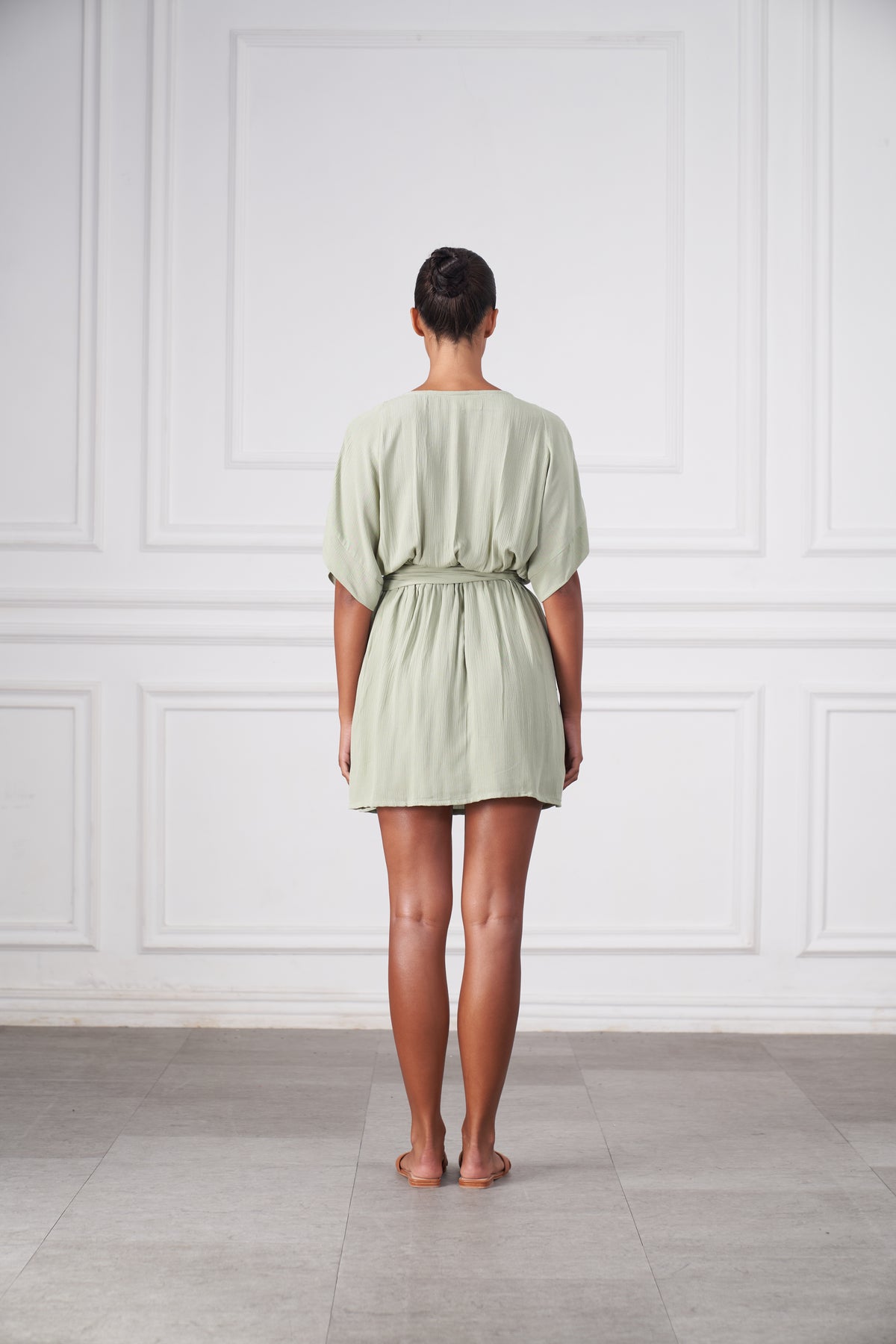 Melody Mini Dress | Sage Green