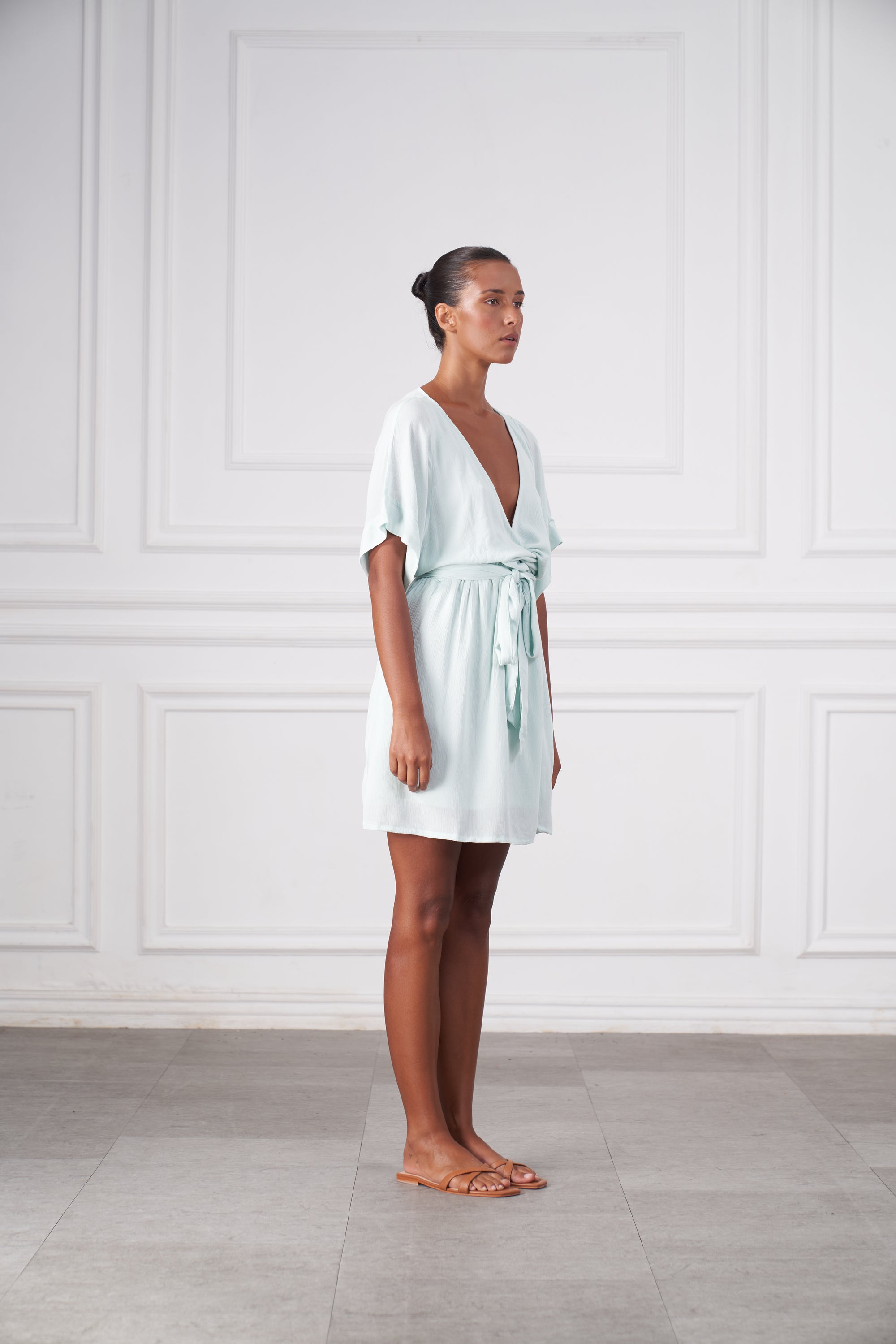 Melody Mini Dress | Aqua