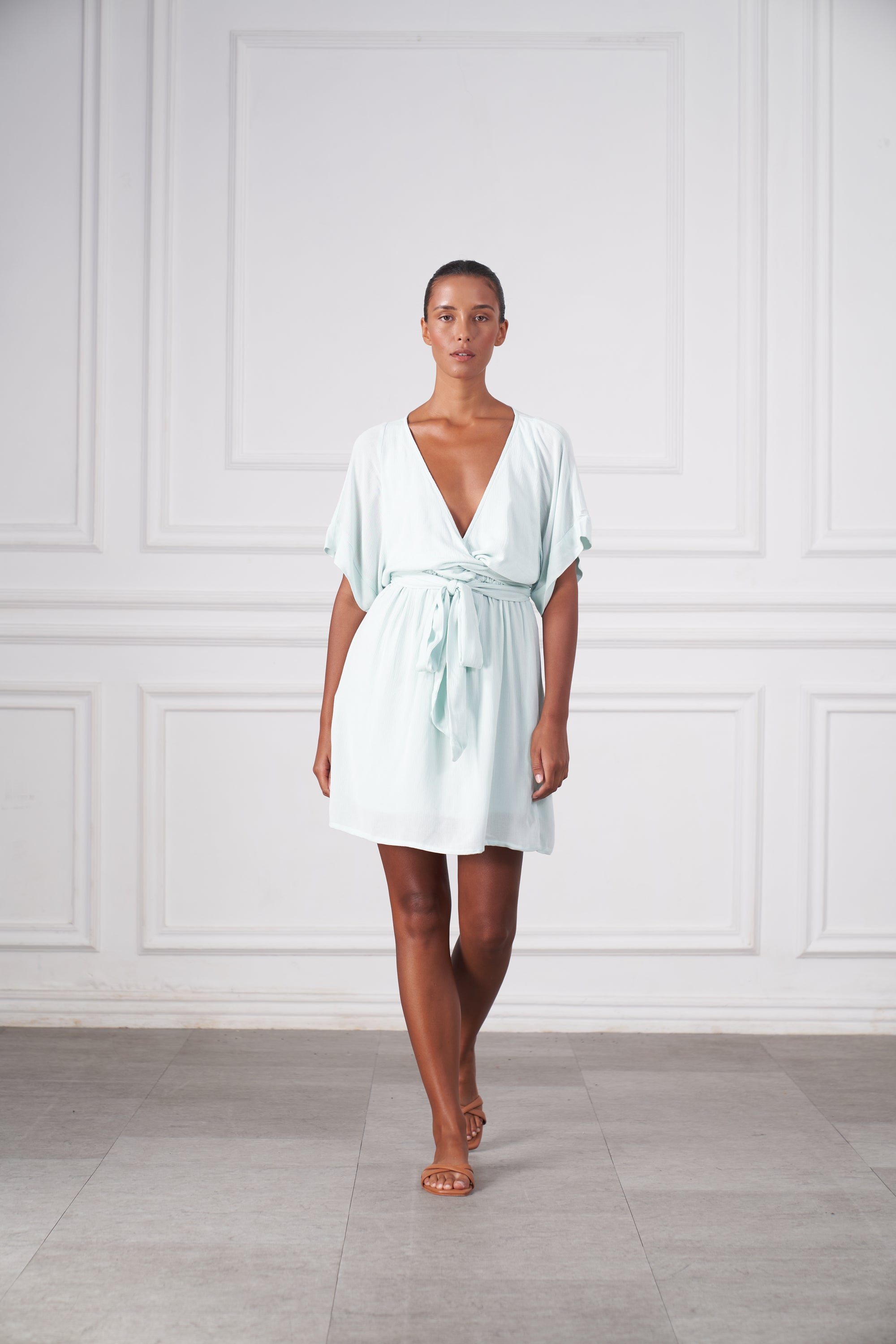 Melody Mini Dress | Aqua