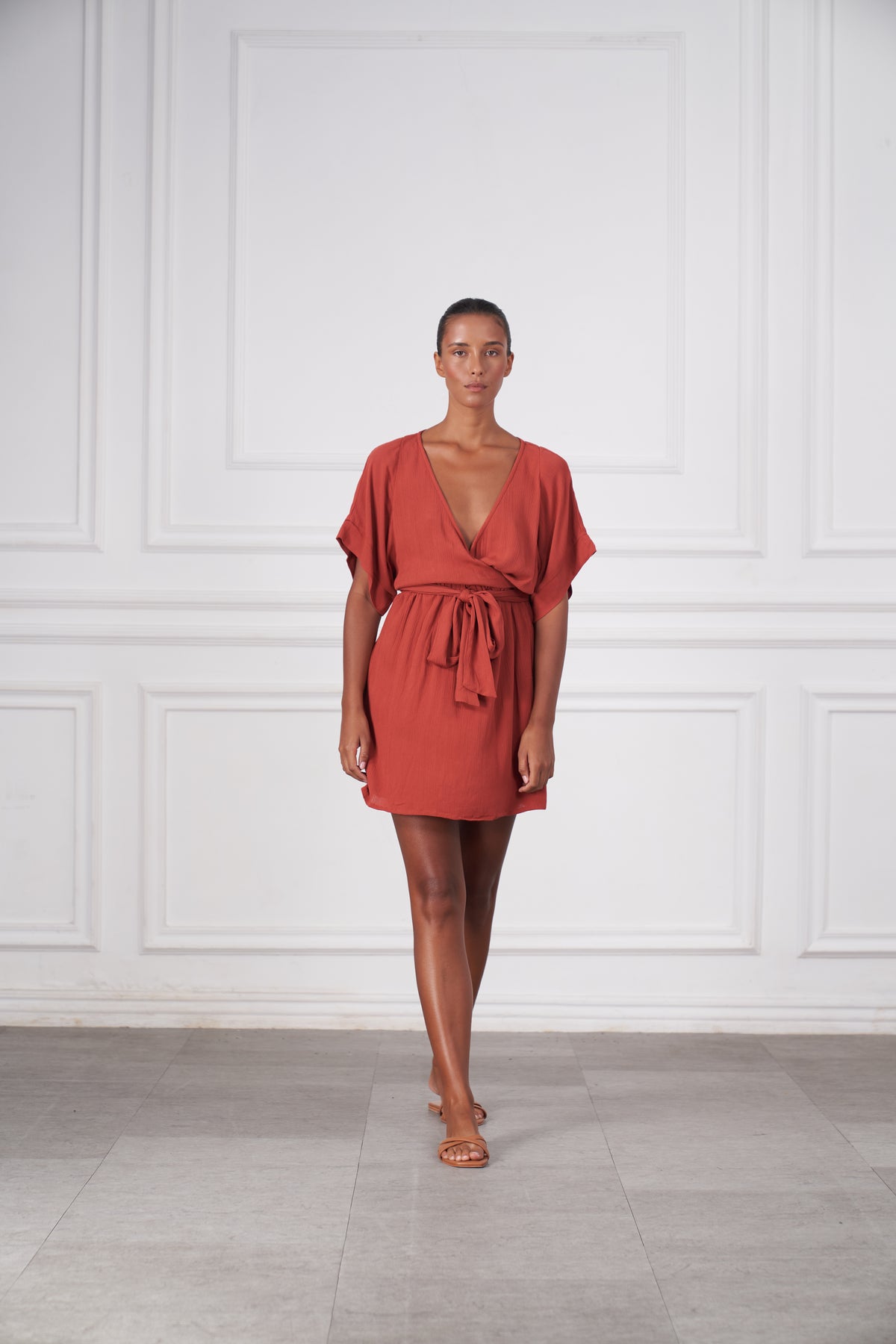 Melody Mini Dress | Deep Rose