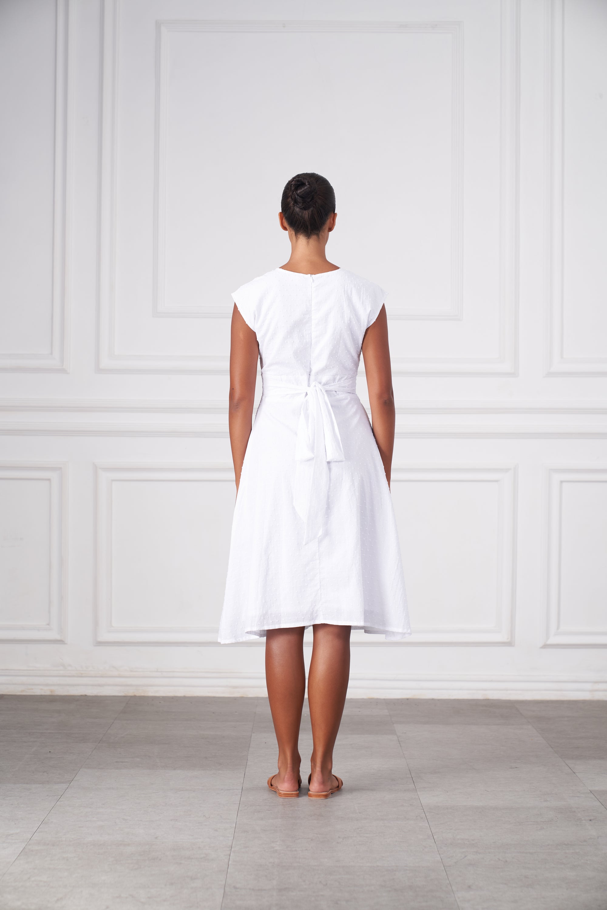 Valentina Midi Dress | White