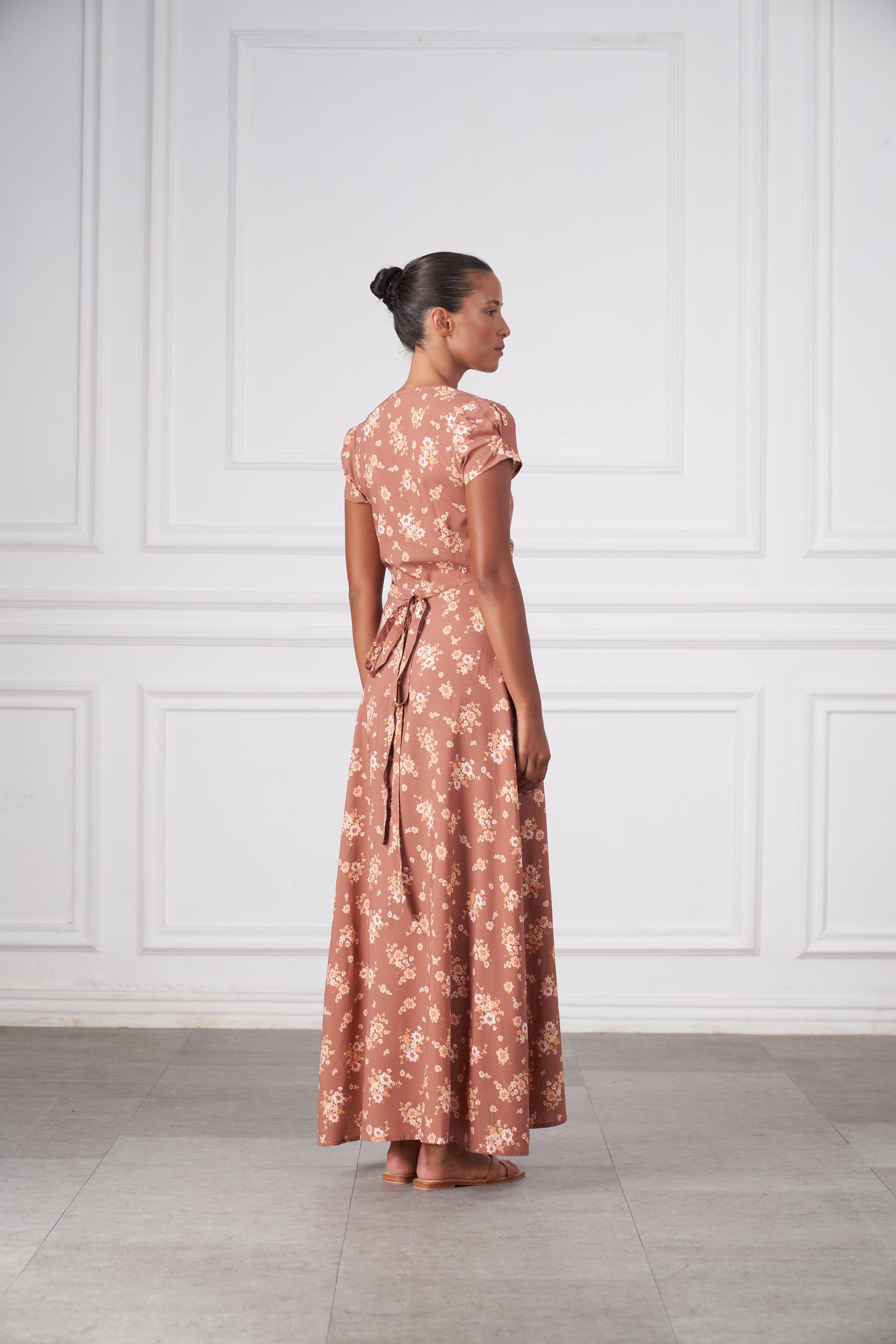 Alexa Maxi Wrap Dress | Magnolia