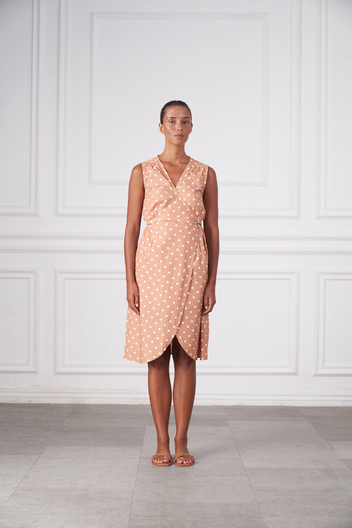 Lola Midi Wrap Dress | Coco Dot