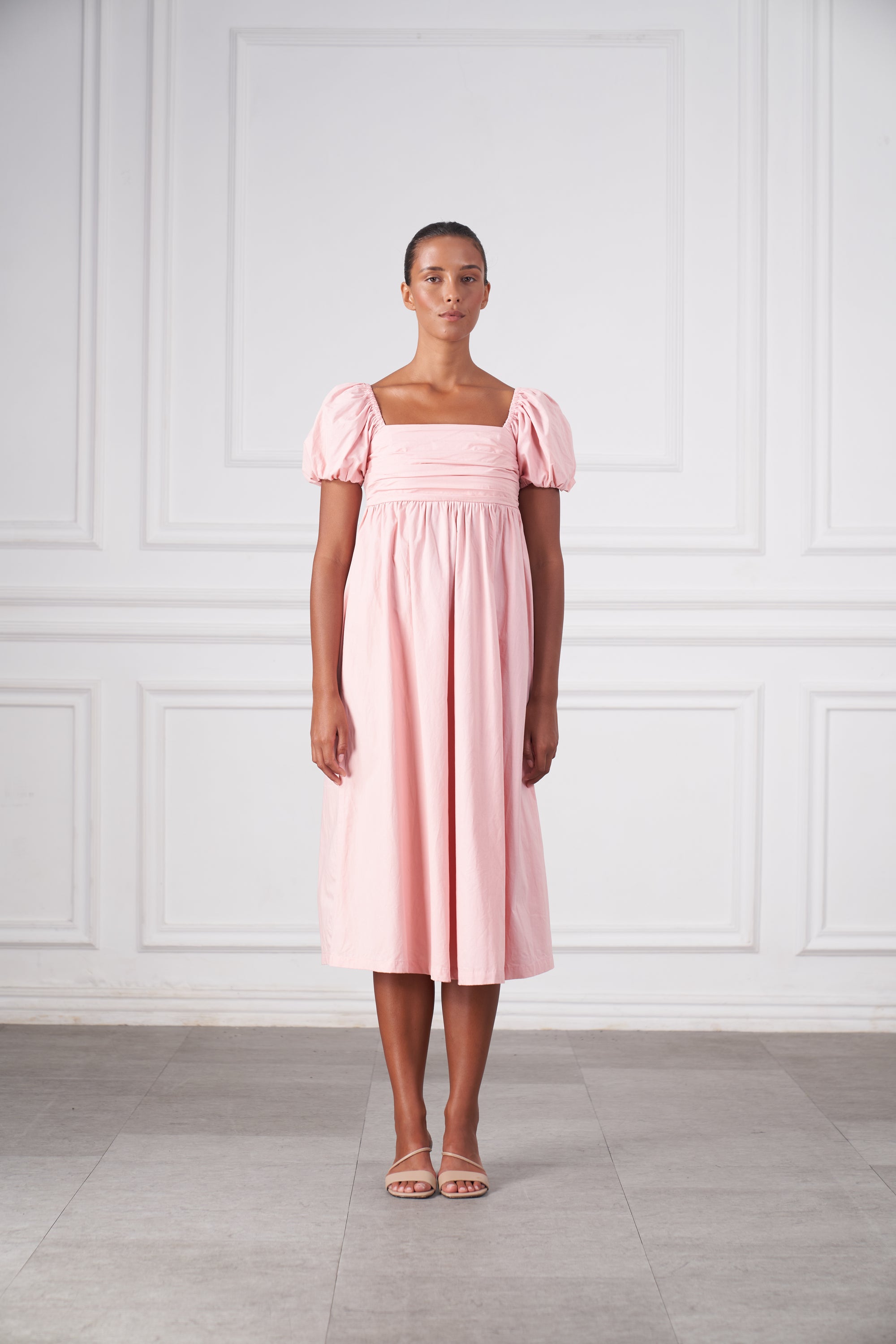 Grace Midi Dress | Powder Pink