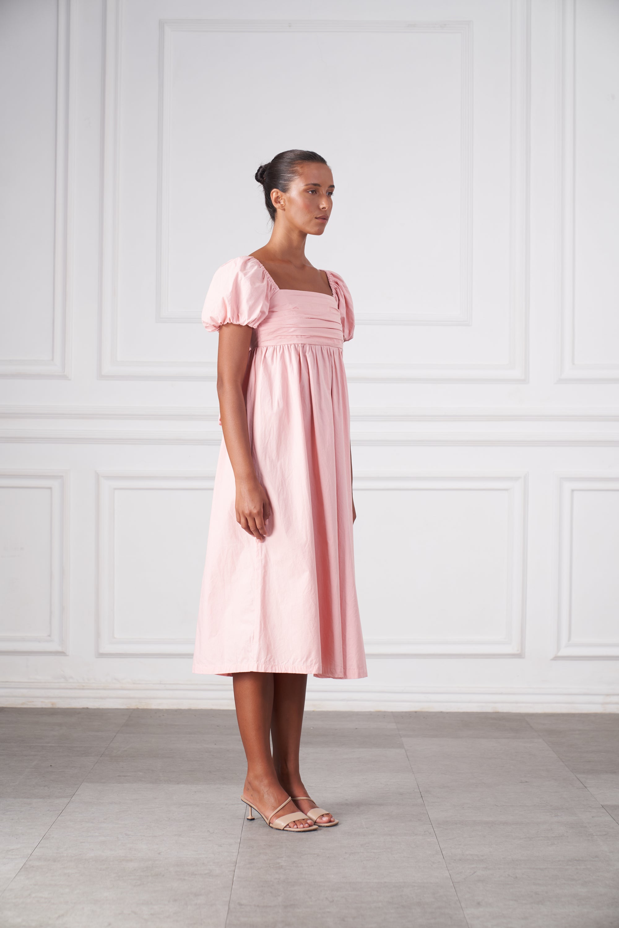 Grace Midi Dress | Powder Pink