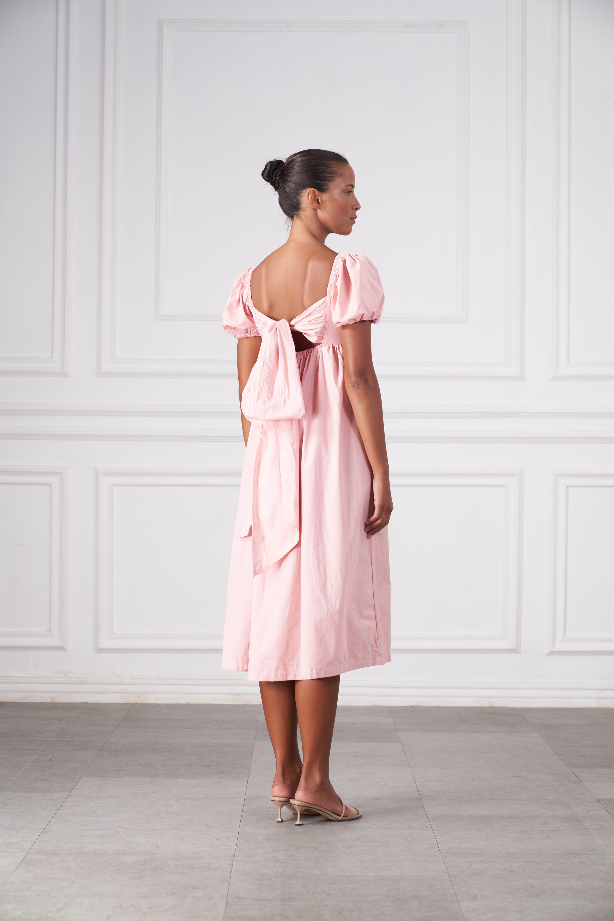 Grace Midi Dress | Powder Pink