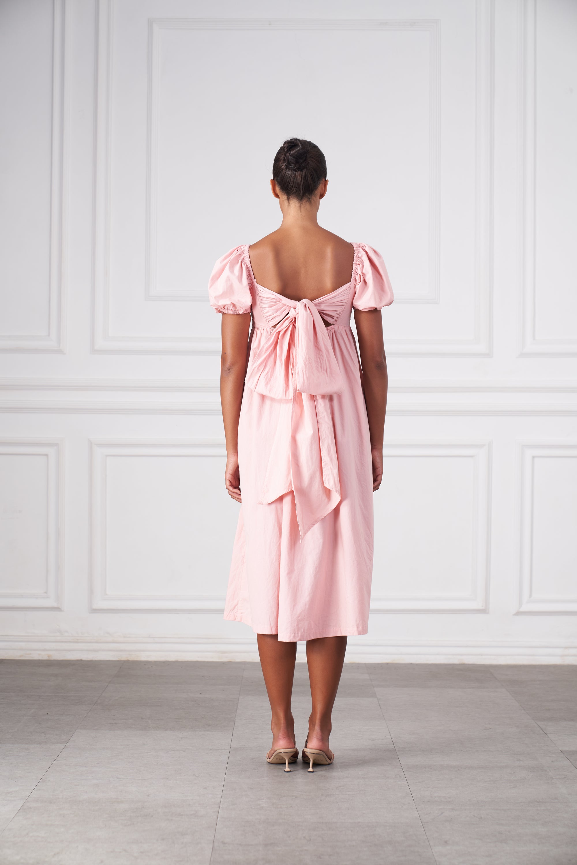 Grace Midi Dress | Powder Pink