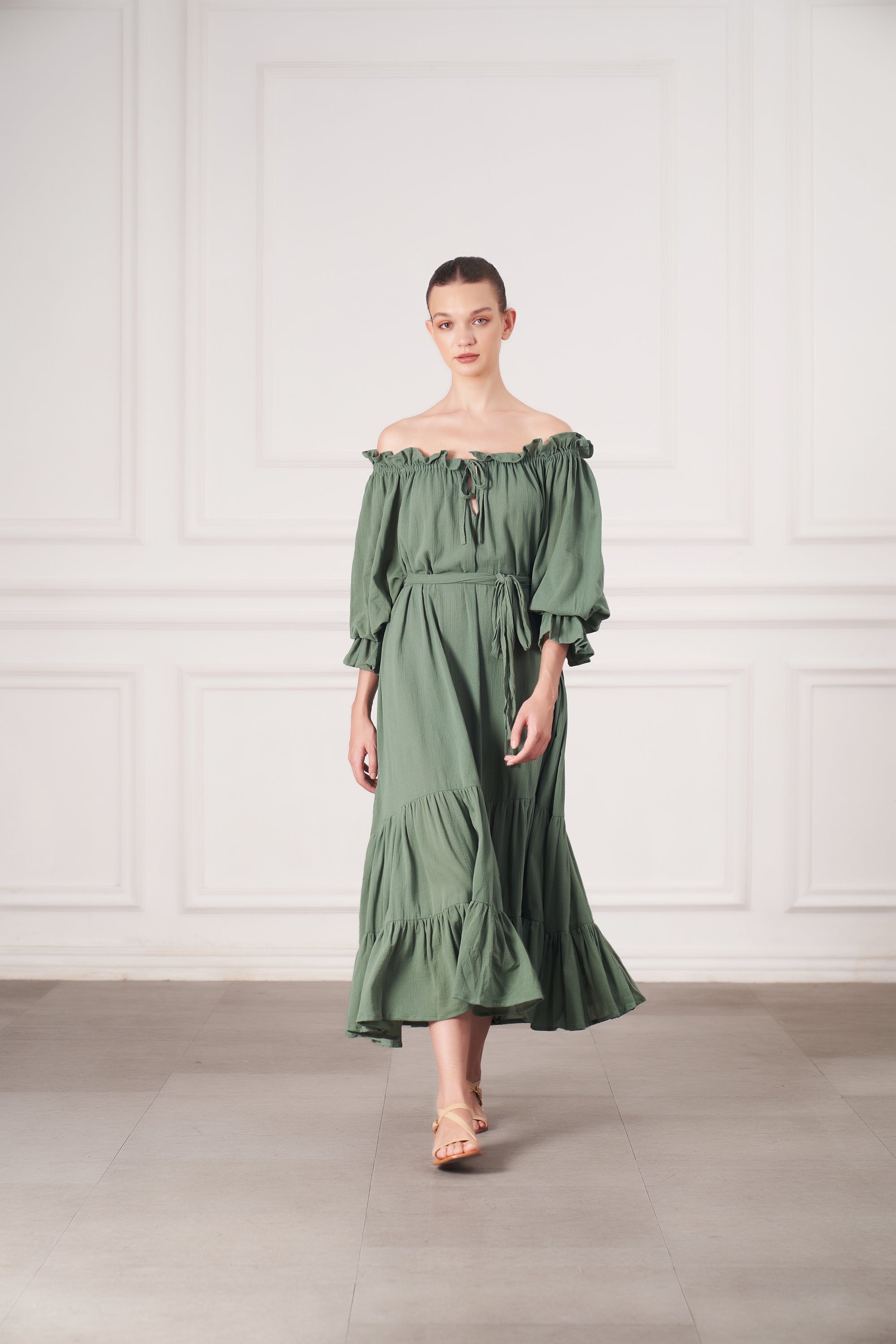 Emmaline Gown | Olive