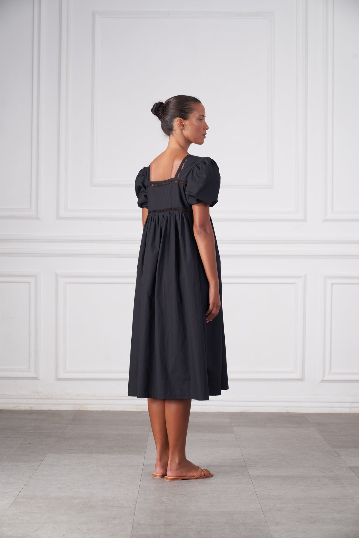 Florence Midi Dress | Black
