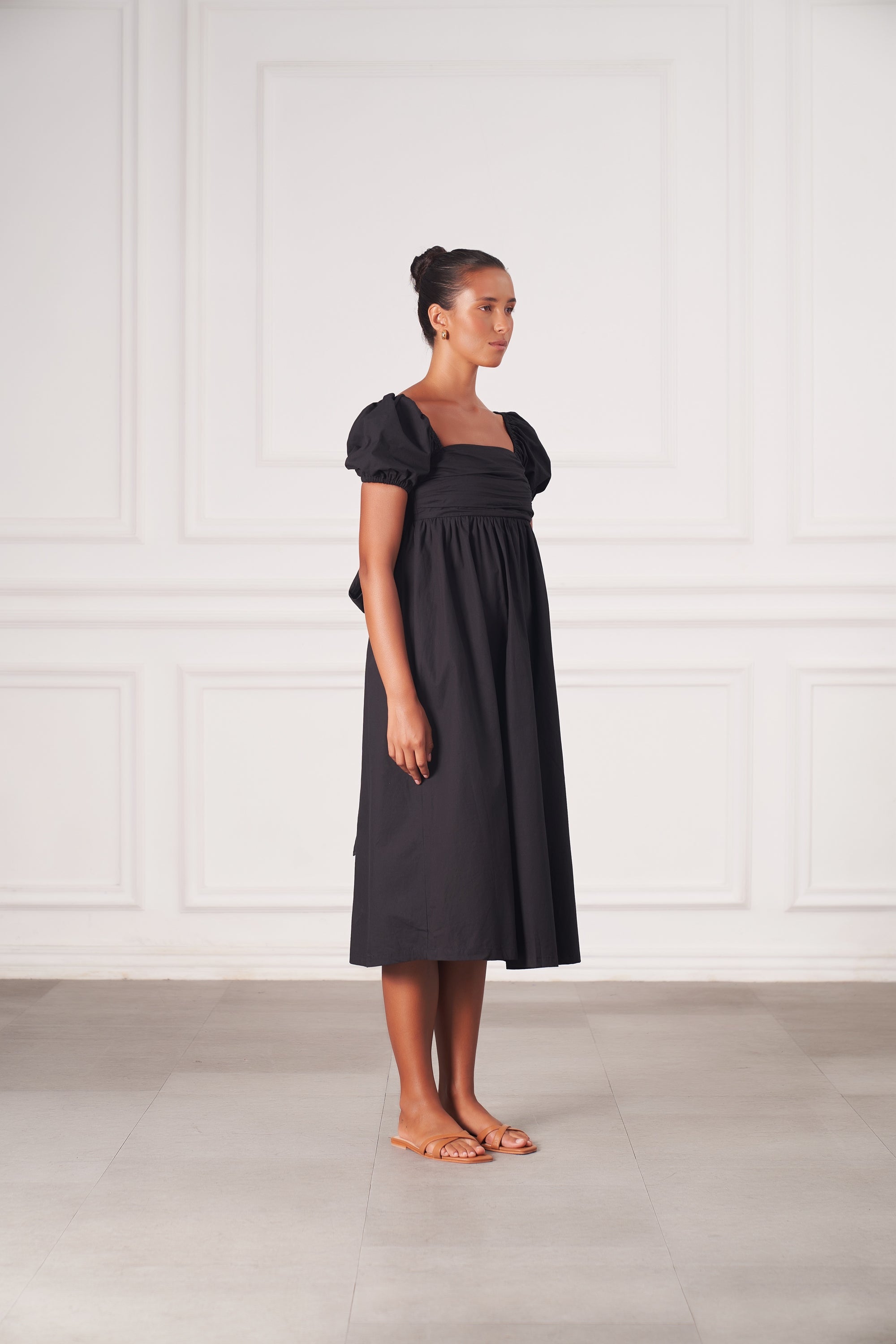 Grace Midi Dress | Black