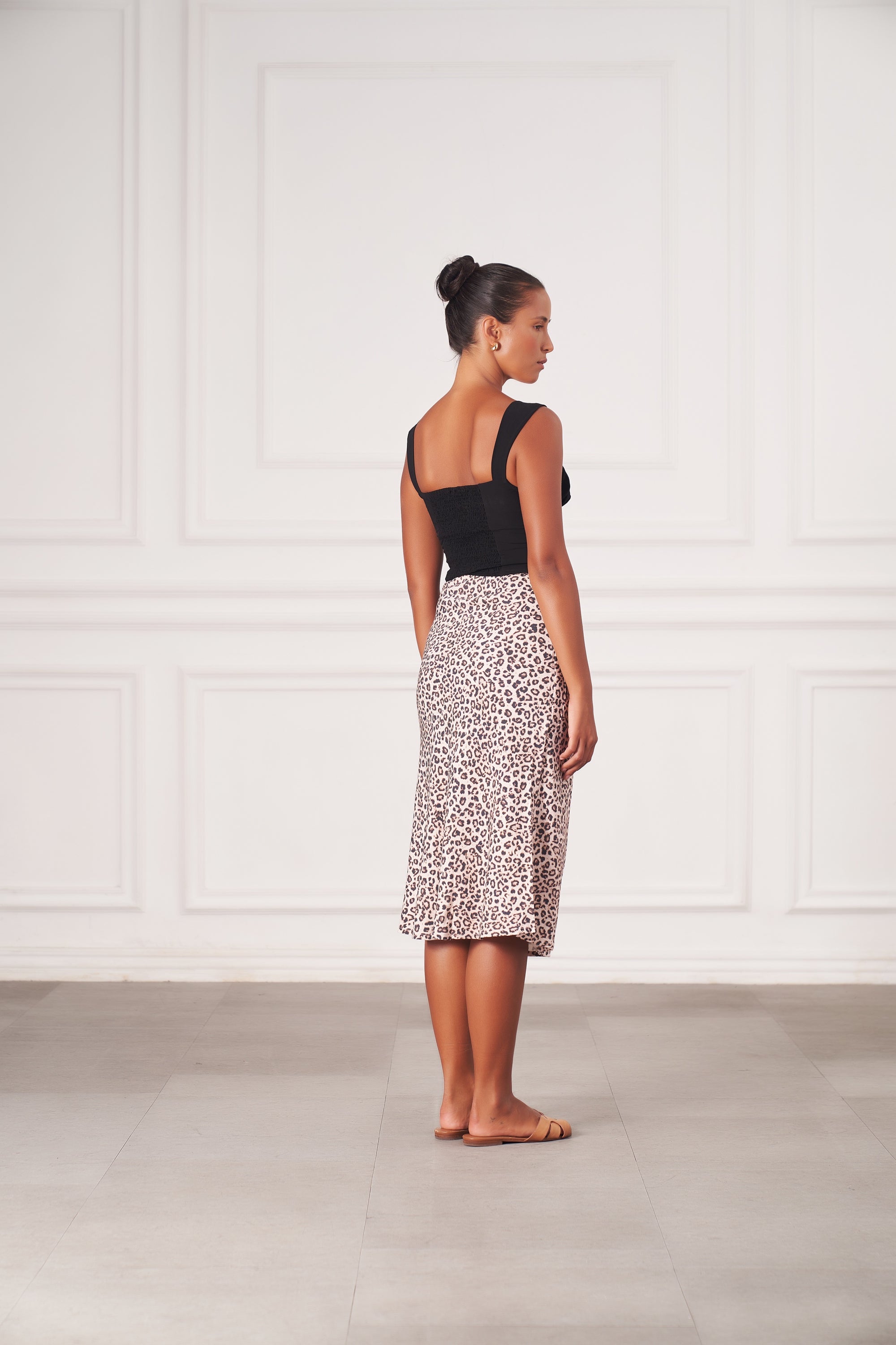 Rachel Skirt | Snow Leopard