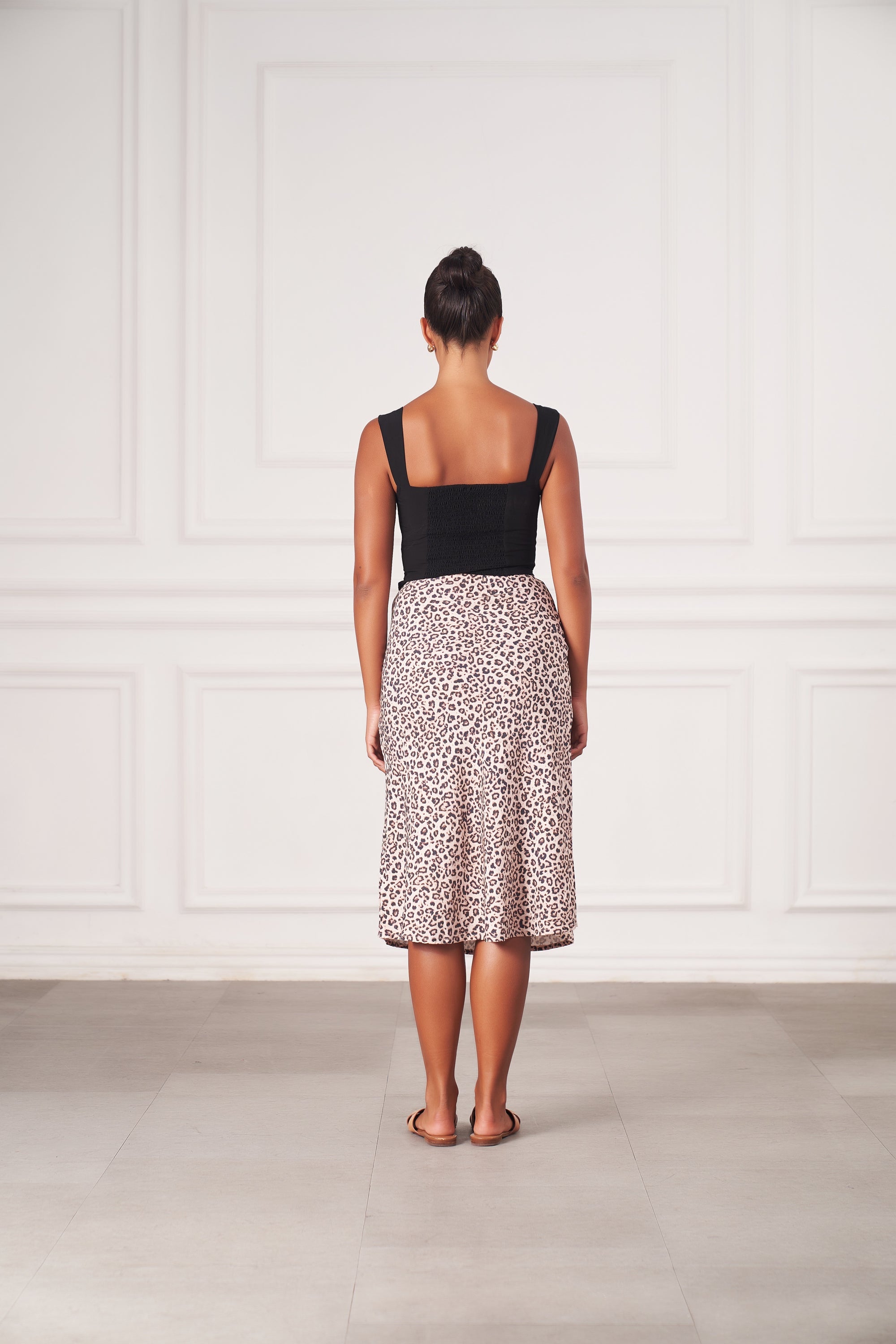 Rachel Skirt | Snow Leopard