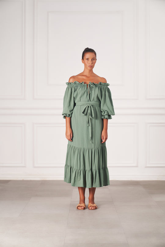 Emmaline Gown | Olive