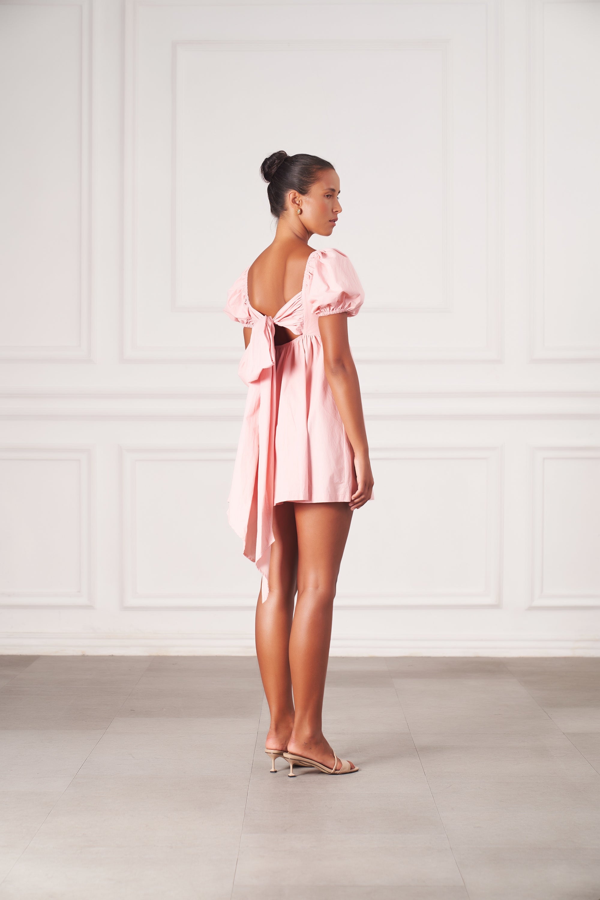 Grace Mini Dress | Powder Pink