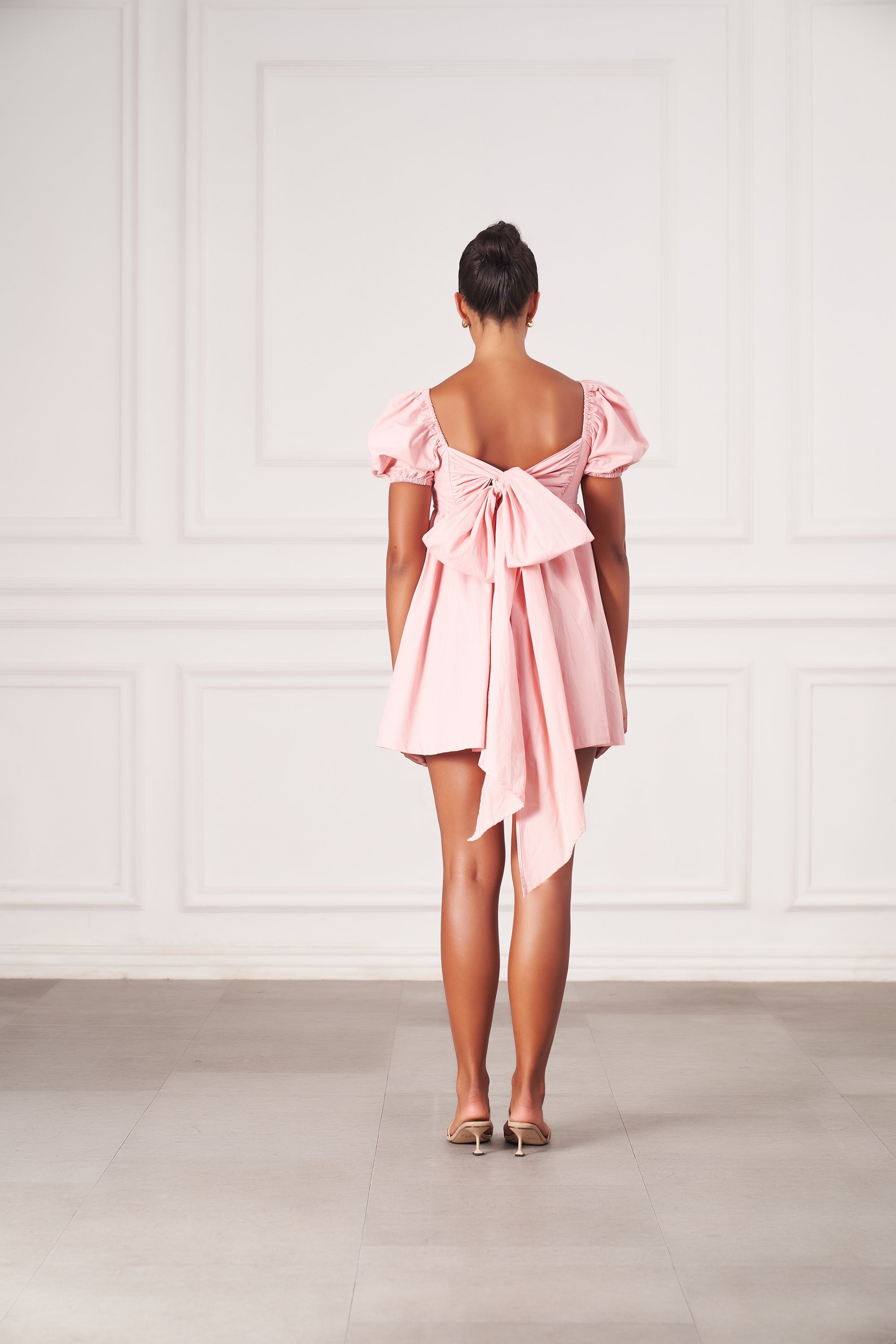 Grace Mini Dress | Powder Pink