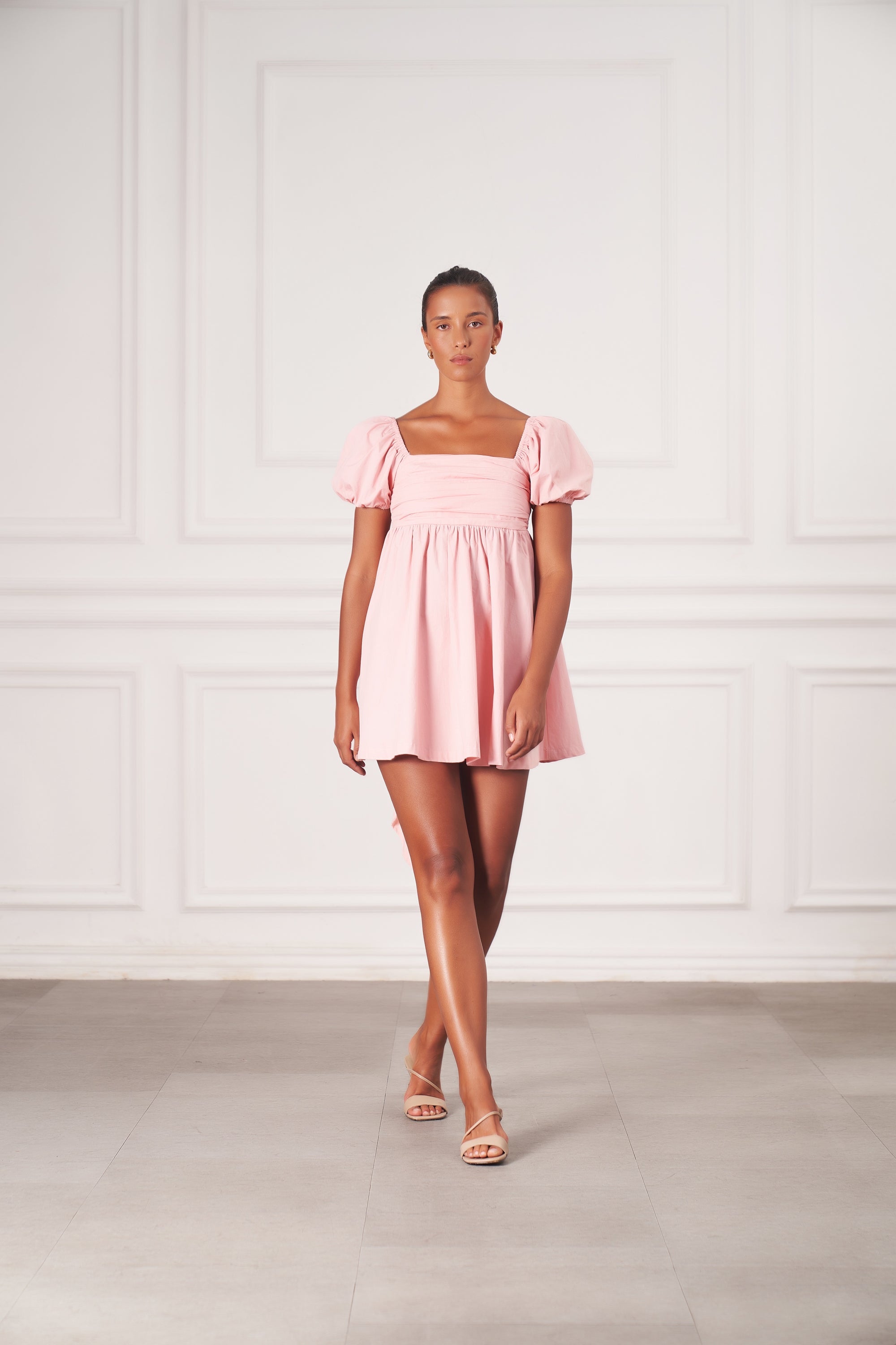 Grace Mini Dress | Powder Pink