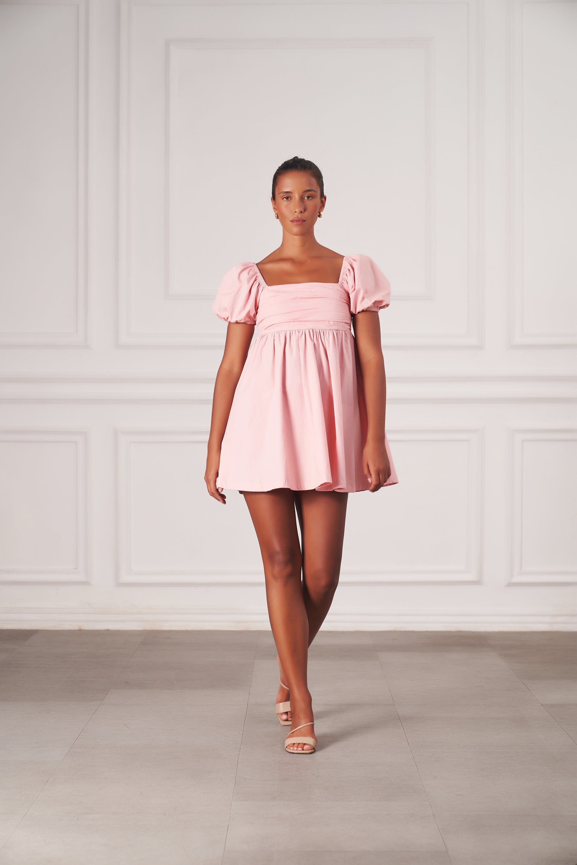 Grace Mini Dress | Powder Pink