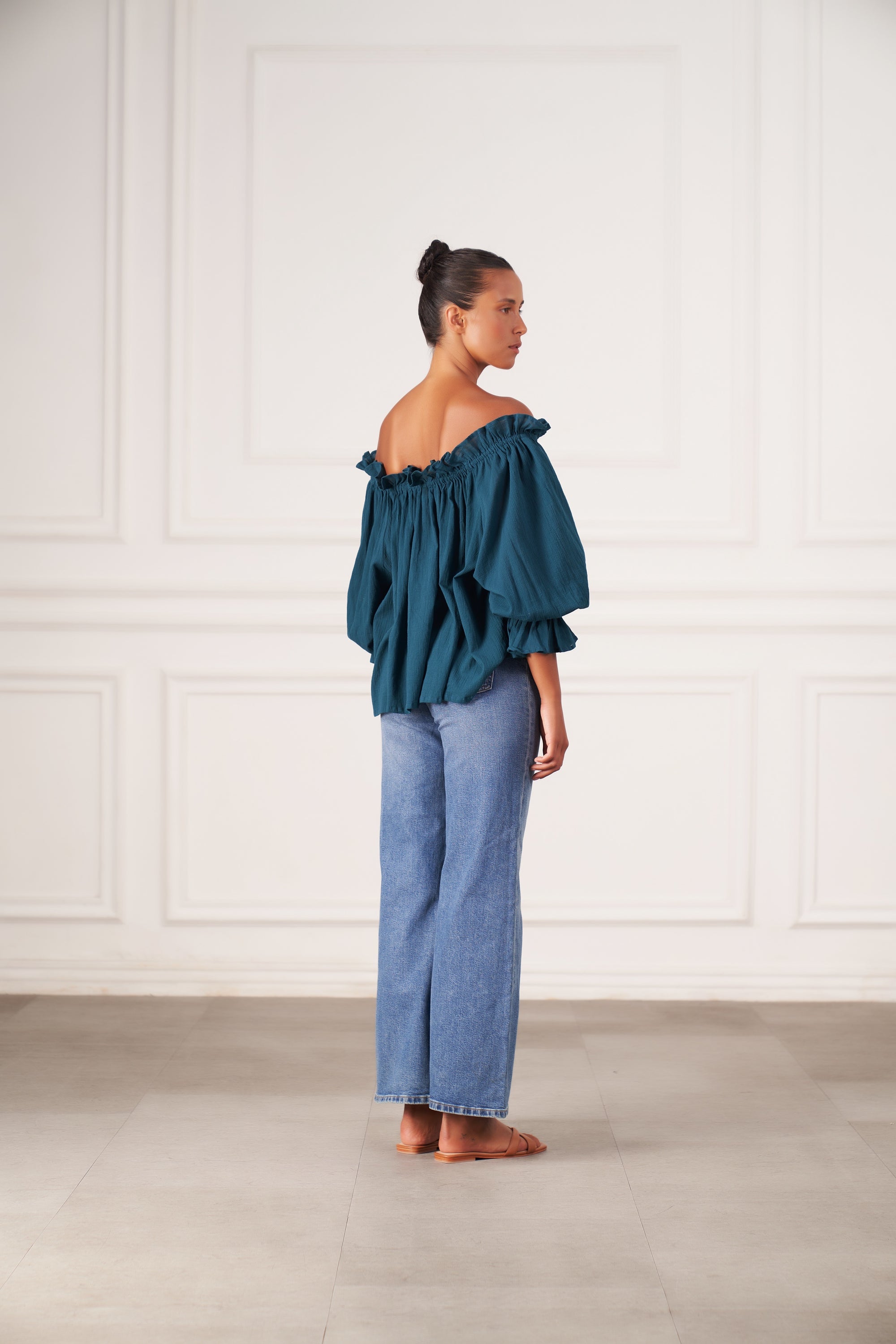 Emmaline Blouse | Teal