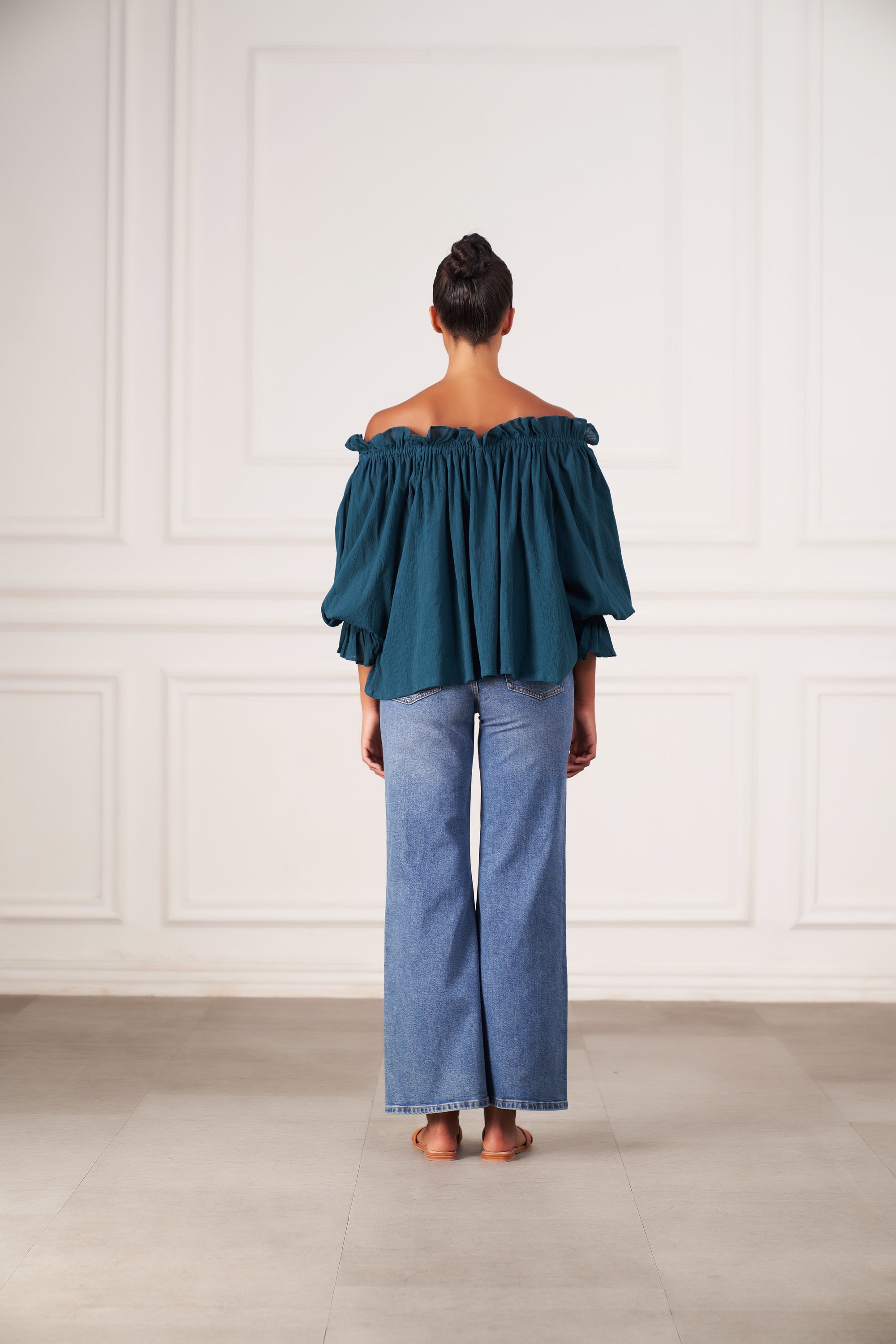 Emmaline Blouse | Teal