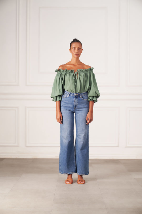 Emmaline Blouse | Olive