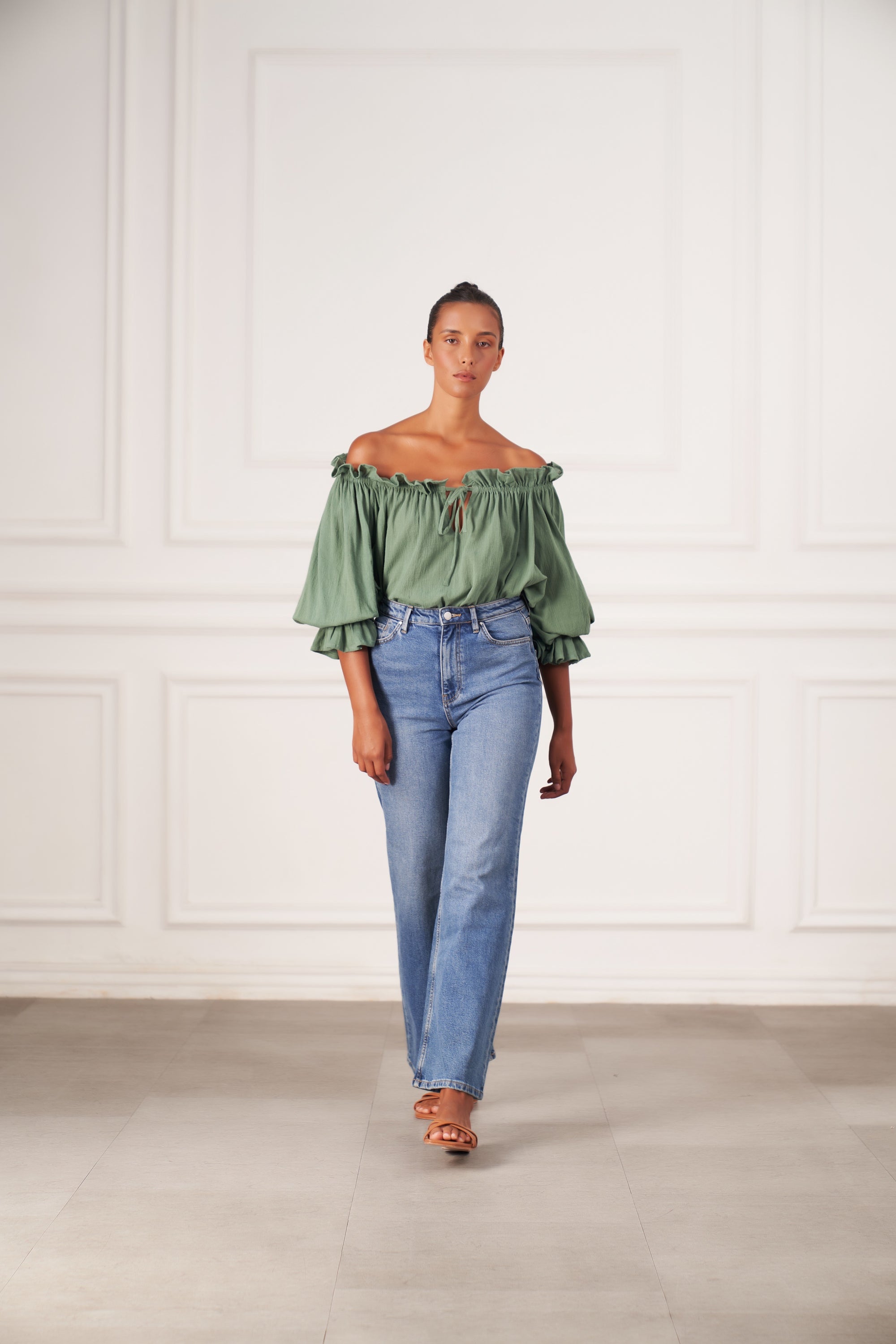 Emmaline Blouse | Olive