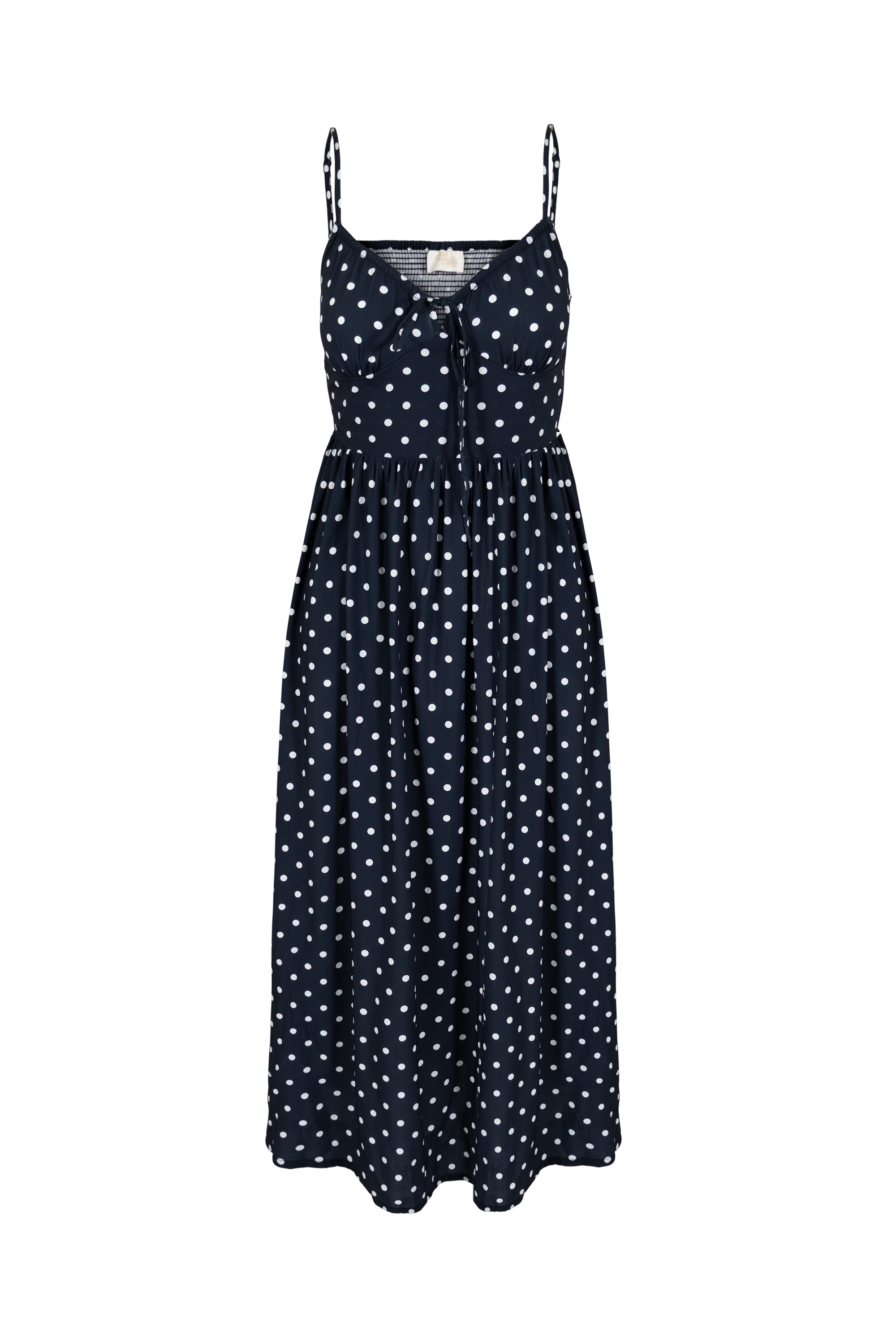 Carolyn Maxi Dress | Midnight Polka Dot