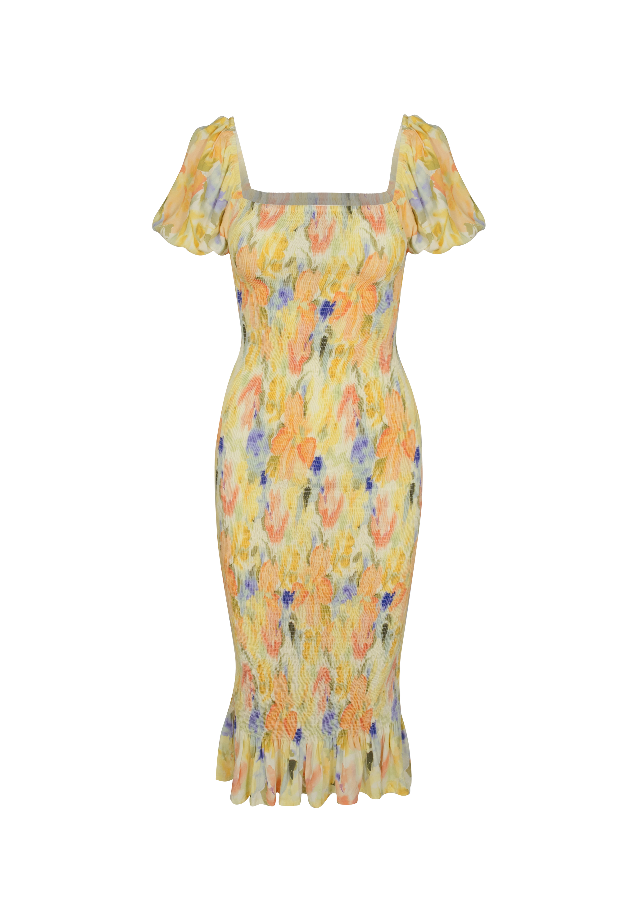 Brigitte Midi Dress | Midsummer Blooms