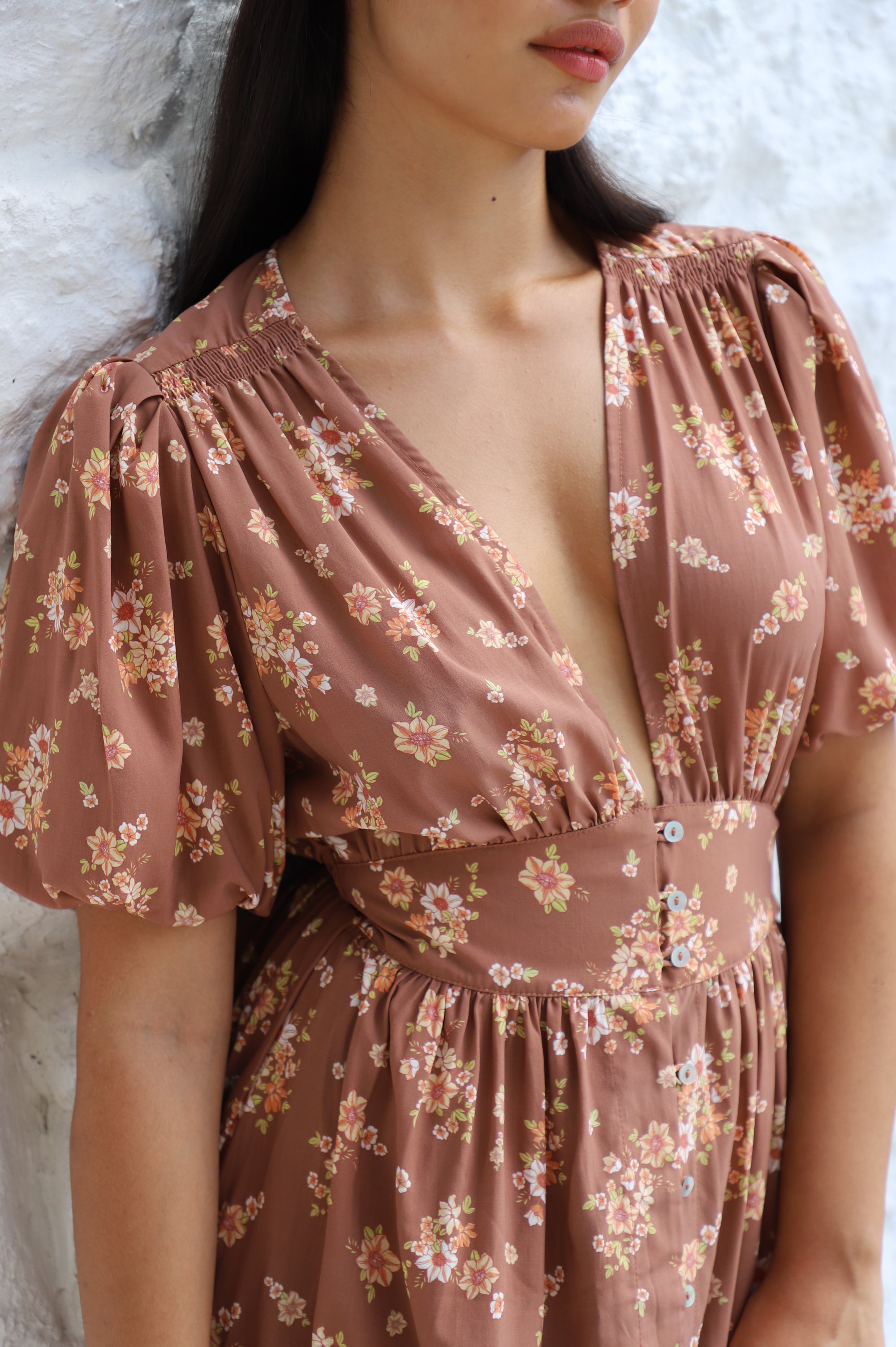 Hazel Midi Dress | Magnolia