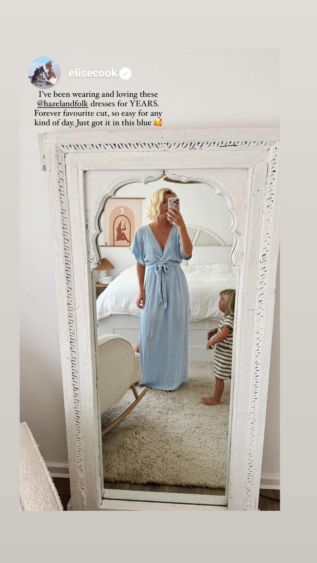 Melody Maxi Dress | Powder Blue