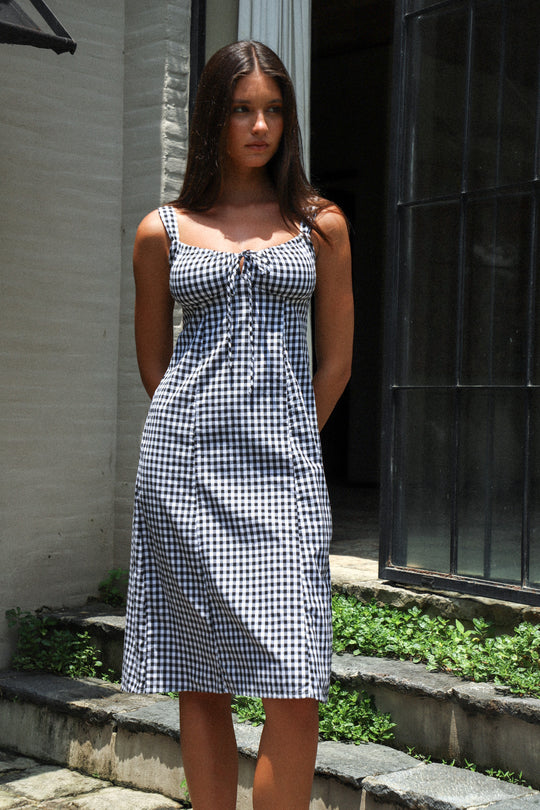 Eloise Midi Dress | Gingham