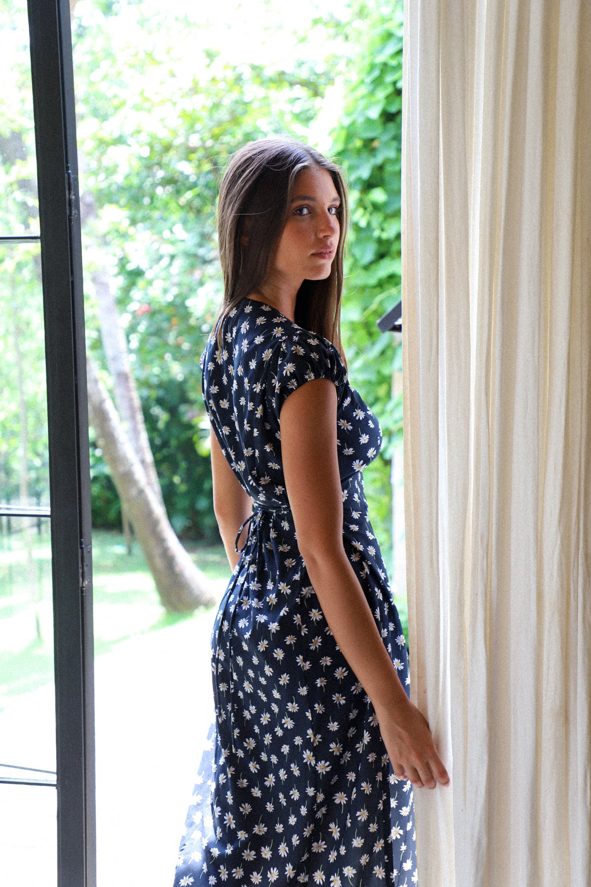 Alaia Midi Wrap Dress | Daisy