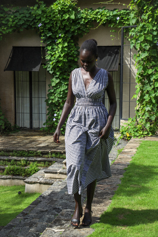 Faye Maxi Dress | Gingham