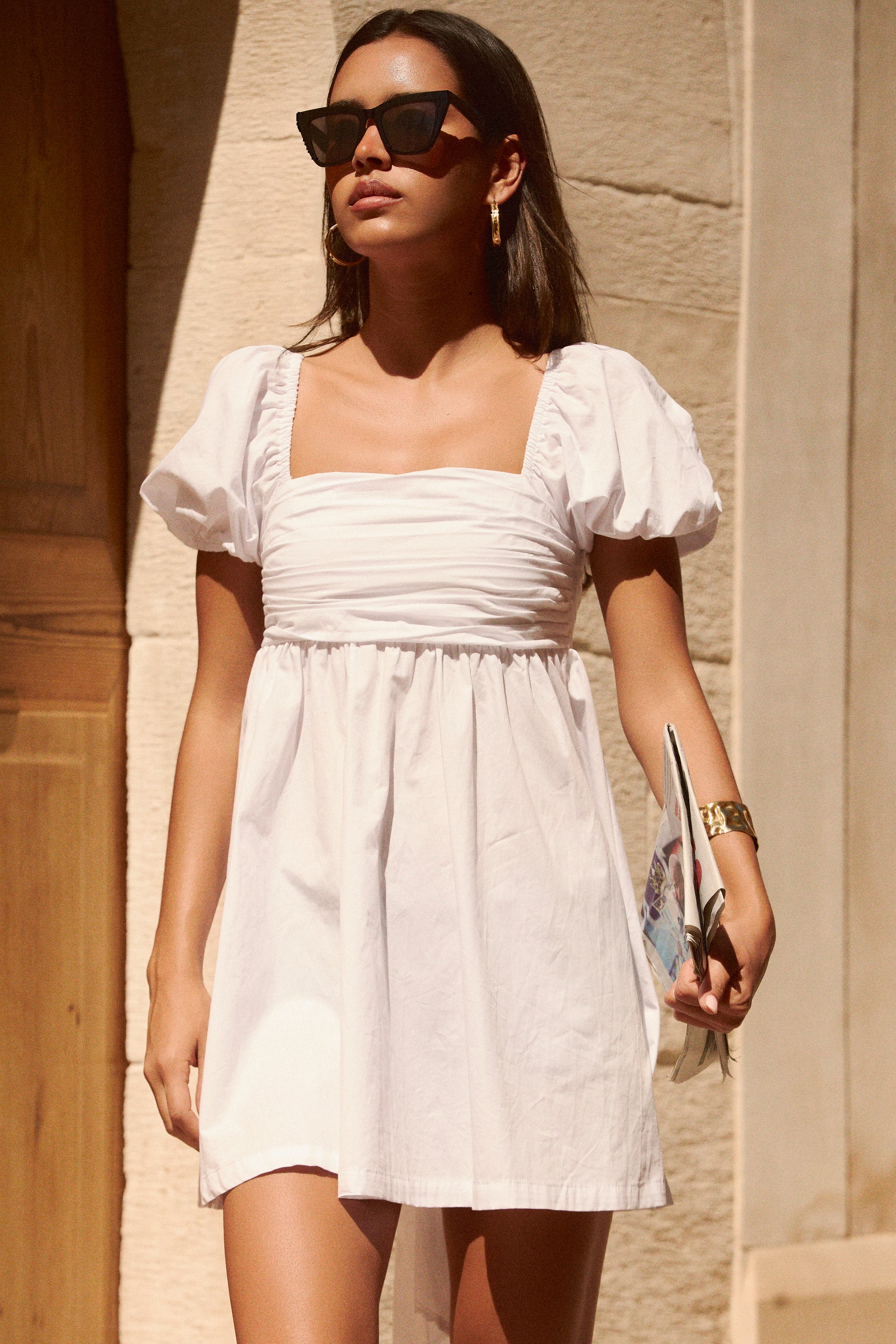 Grace Mini Dress | White