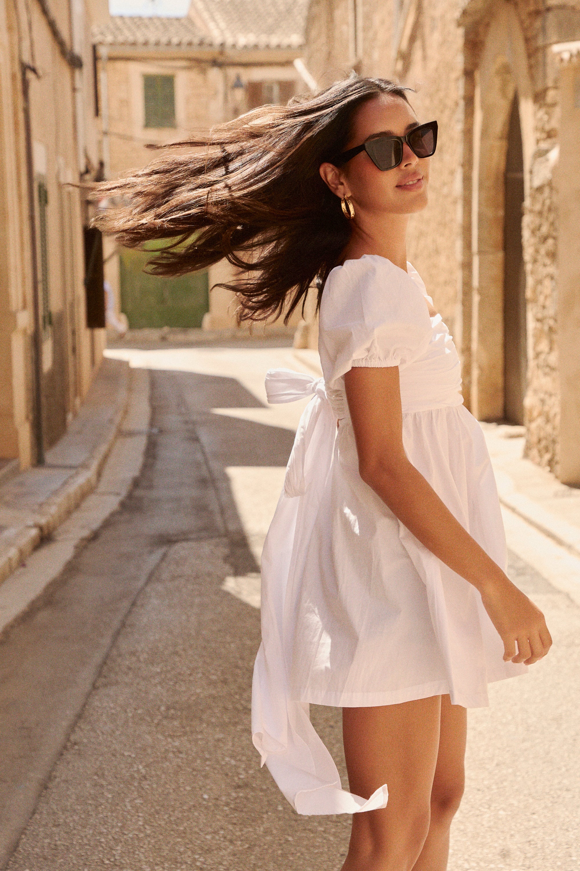 Grace Mini Dress | White