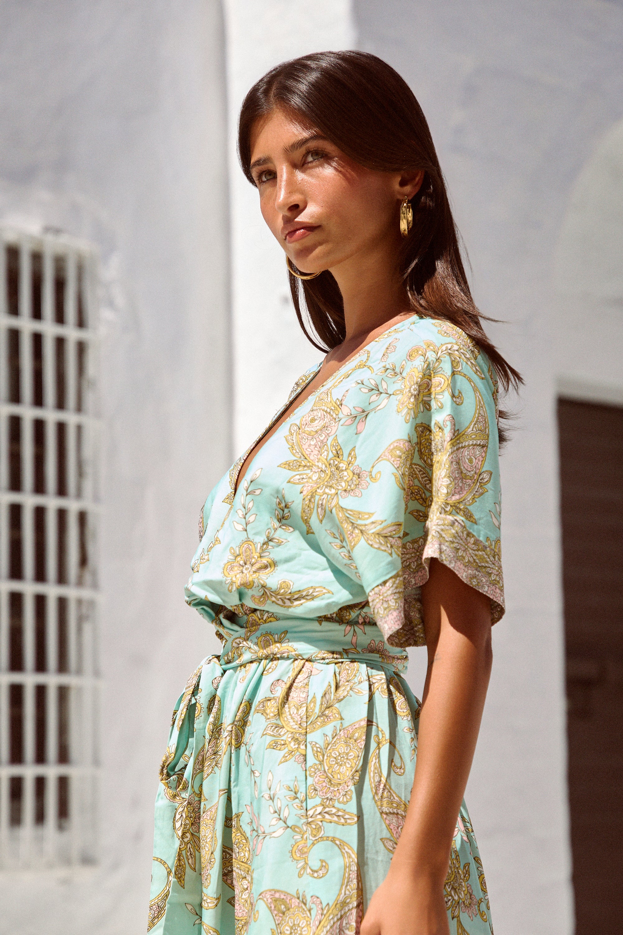 Melody Midi Dress | Amalfi Paisley