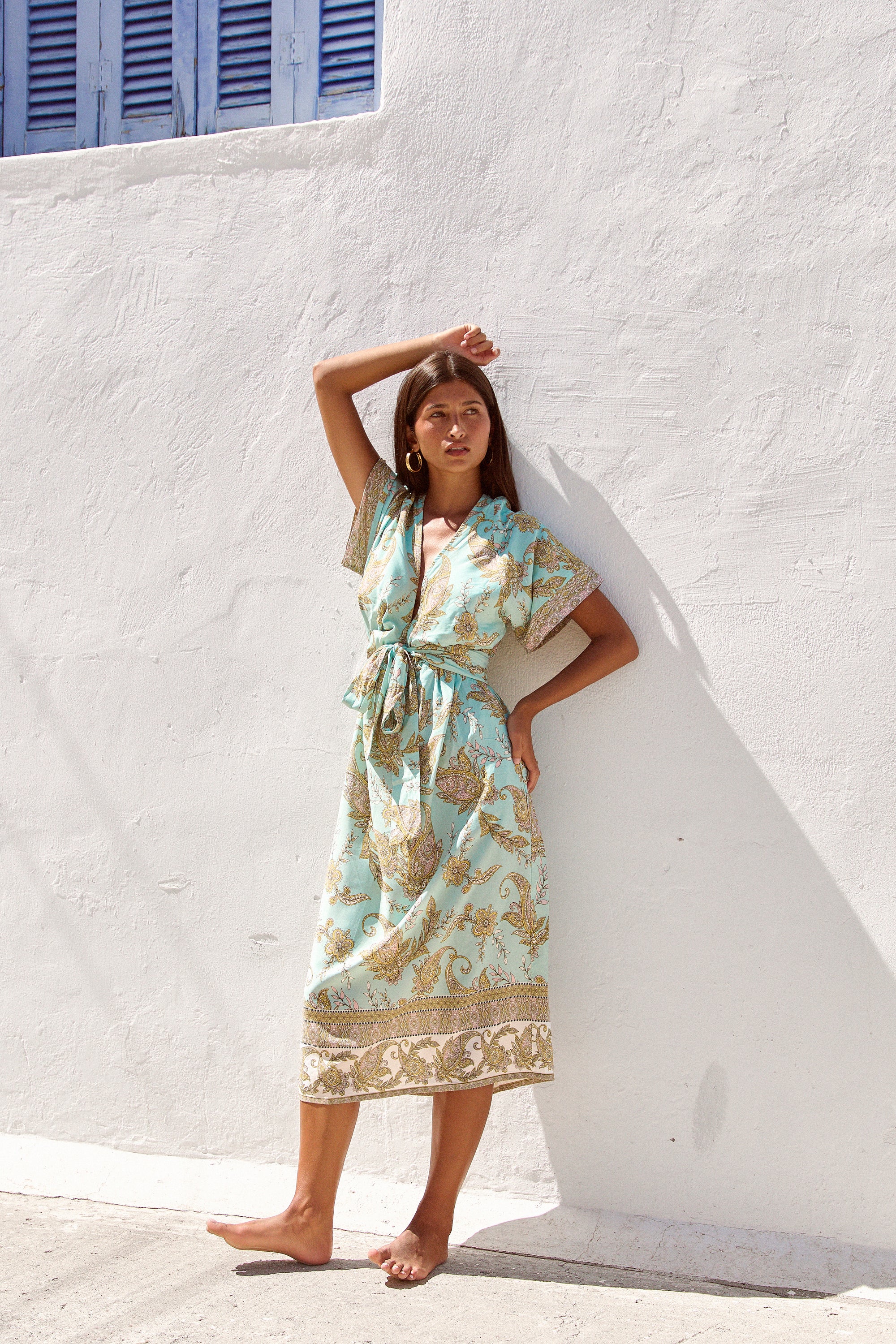 Melody Midi Dress | Amalfi Paisley