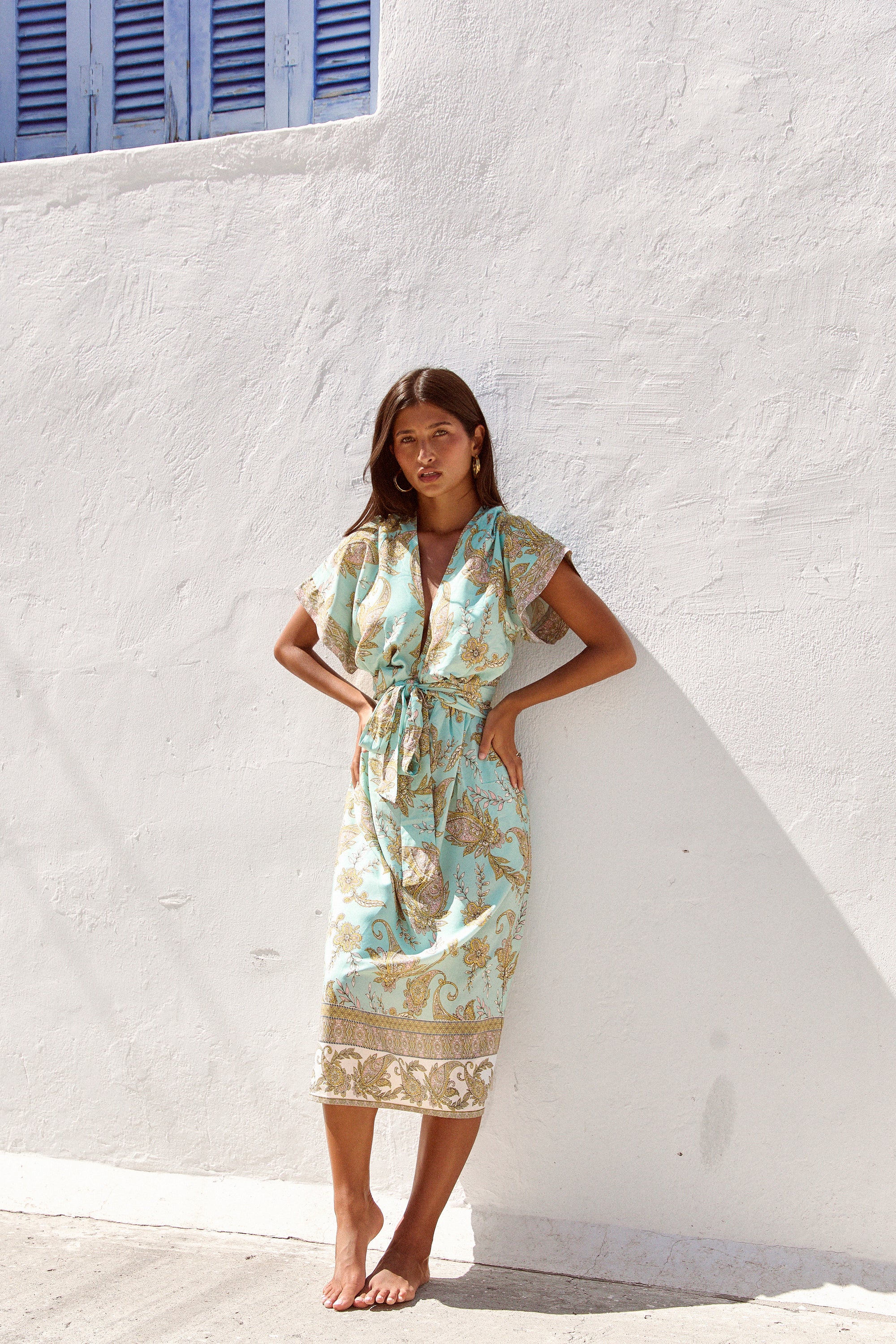 Melody Midi Dress | Amalfi Paisley