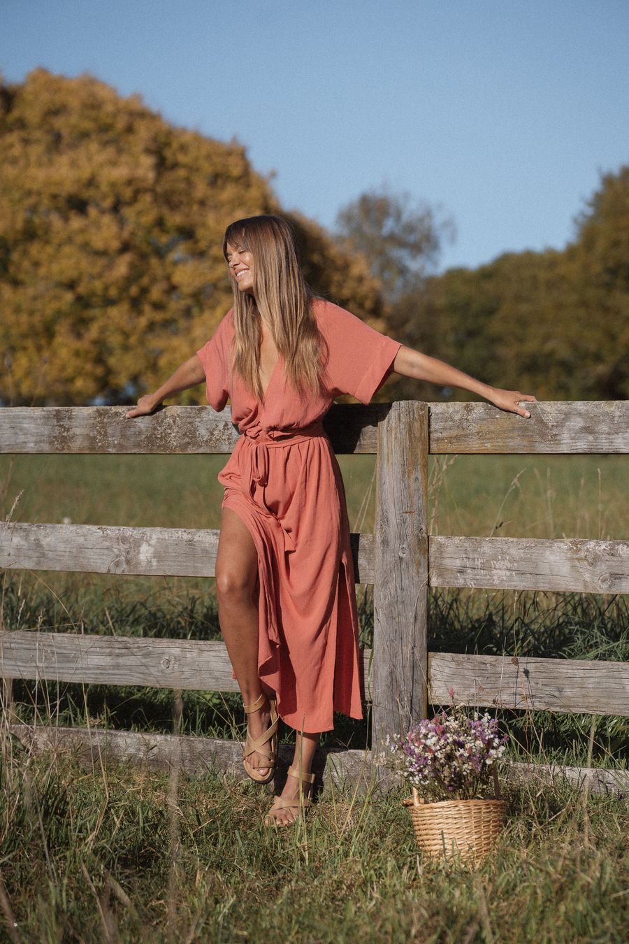 Melody Maxi Dress | Deep Rose