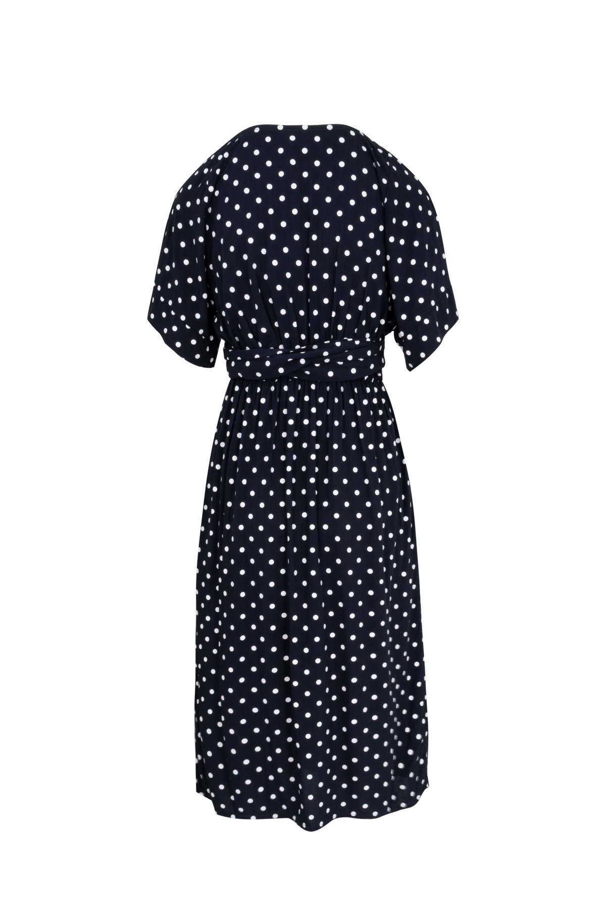 Melody Midi Dress | Midnight Polka Dot