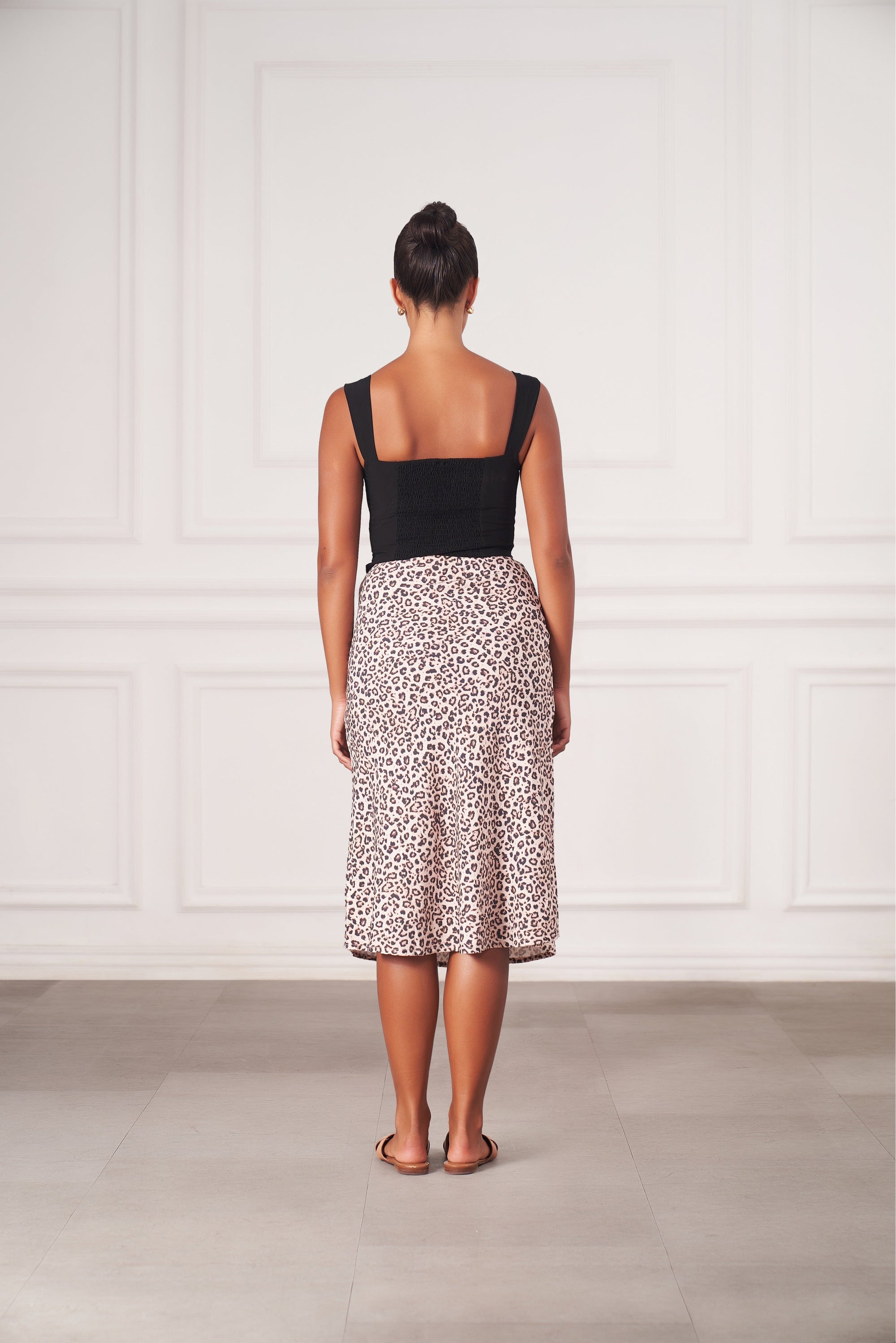 Rachel Skirt | Snow Leopard