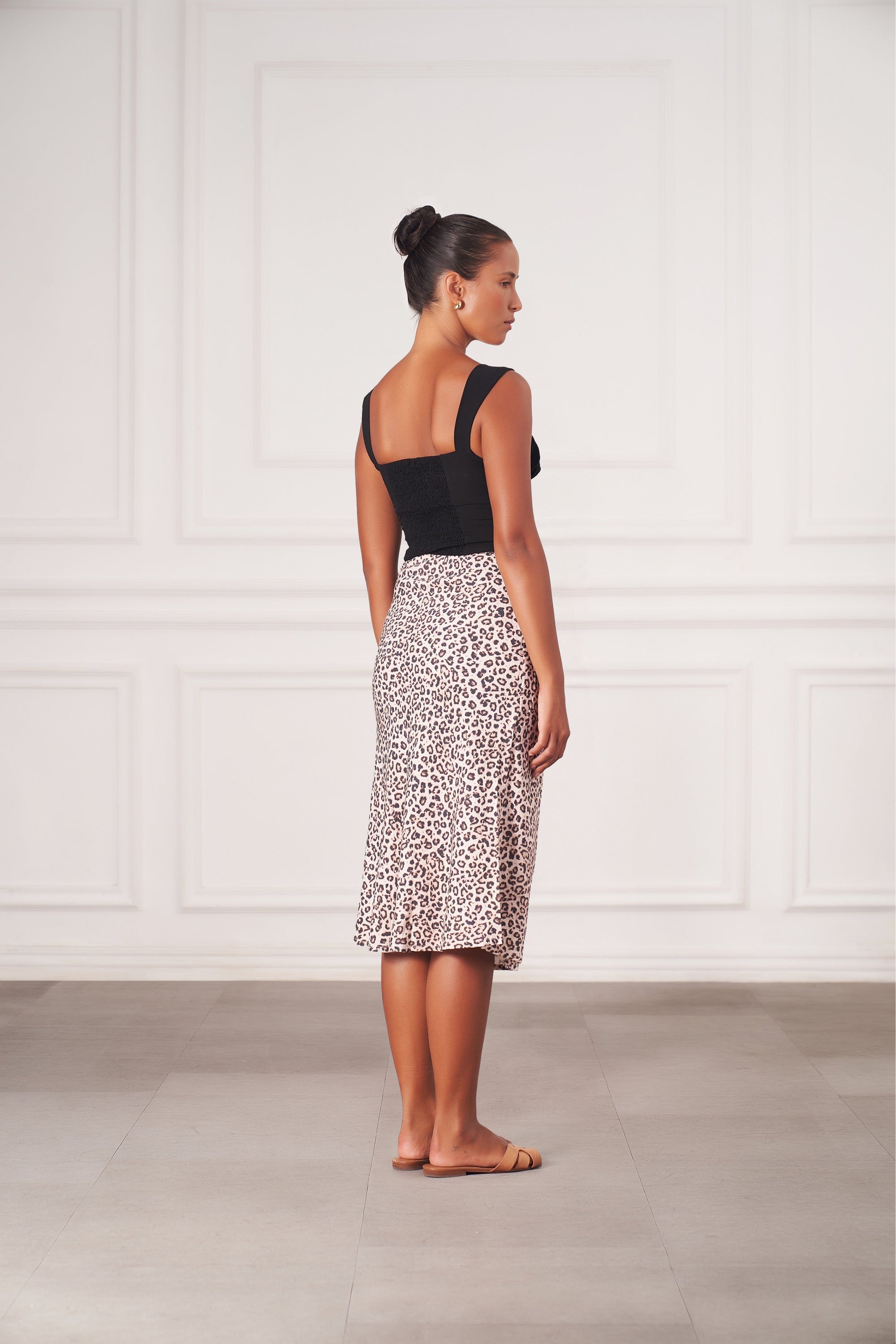 Rachel Skirt | Snow Leopard