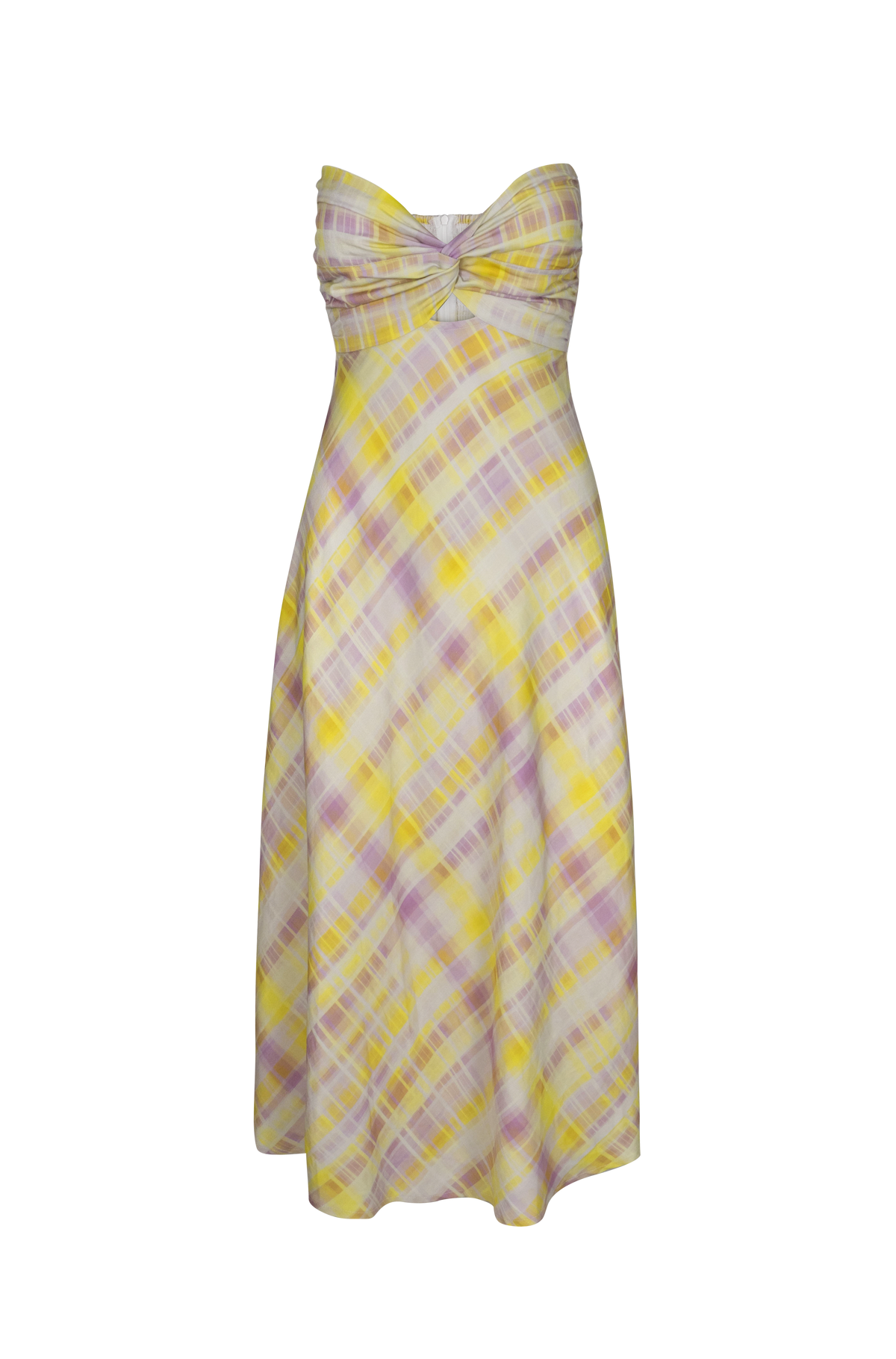 Sabine Midi Dress | Sorbet Plaid