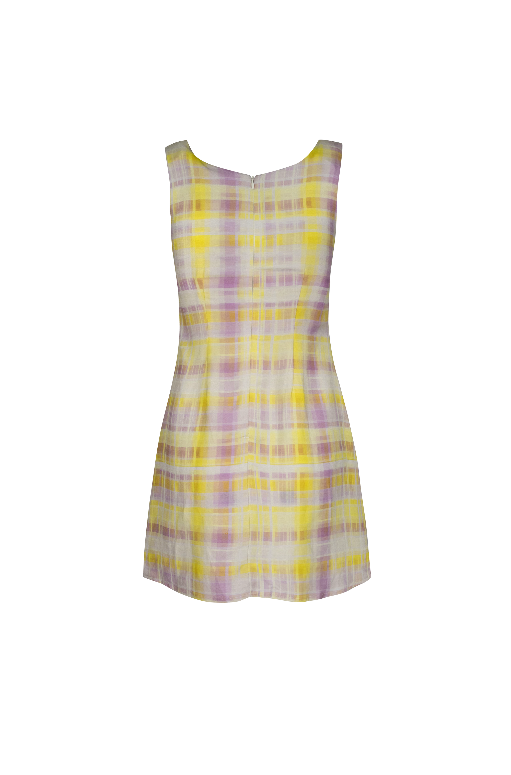 Sorrento Mini Dress | Pink Plaid