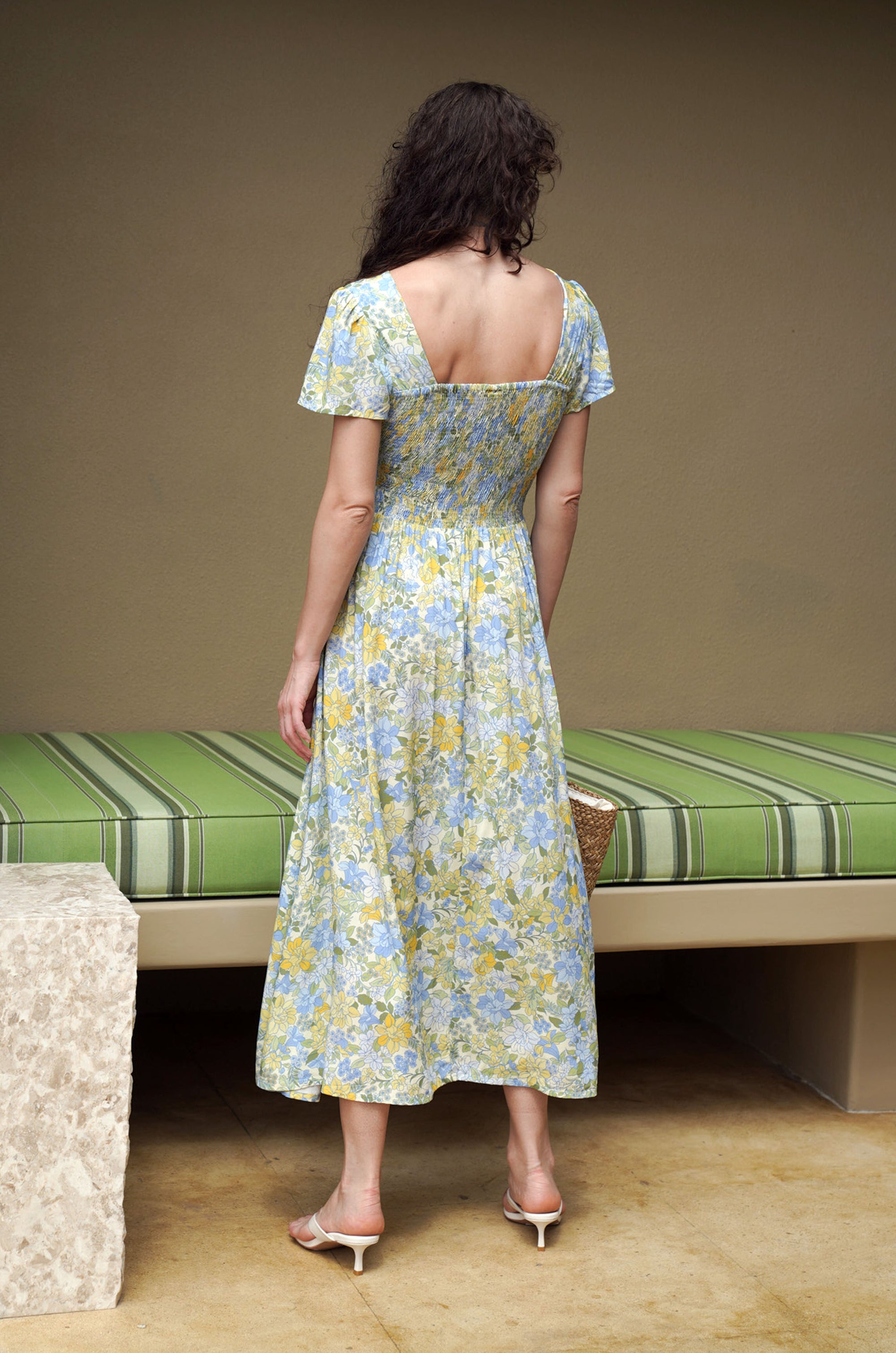 Margot Maxi Dress | Pastel Blooms