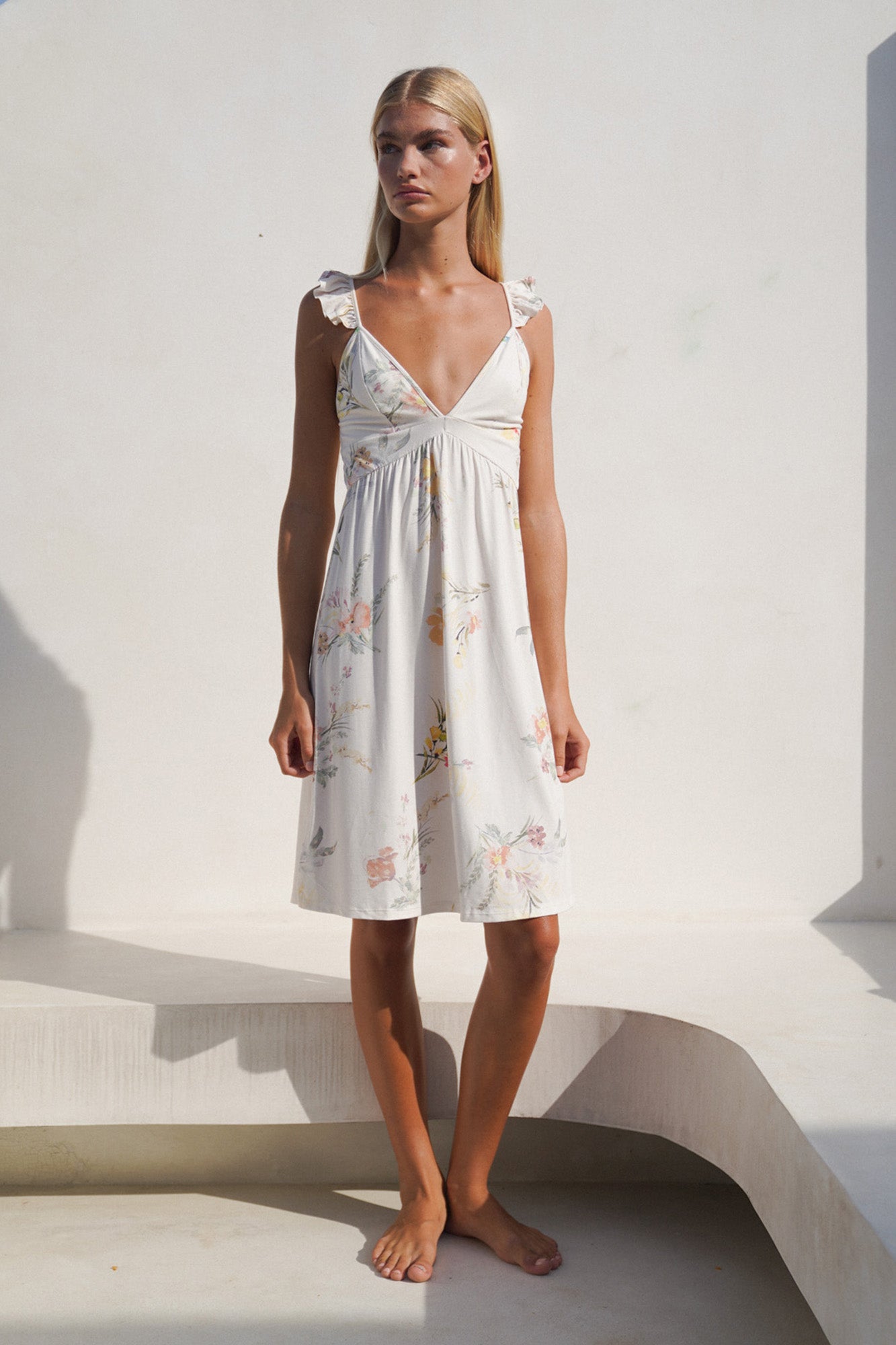 Sydney Slip Dress | Secret Garden Vanilla