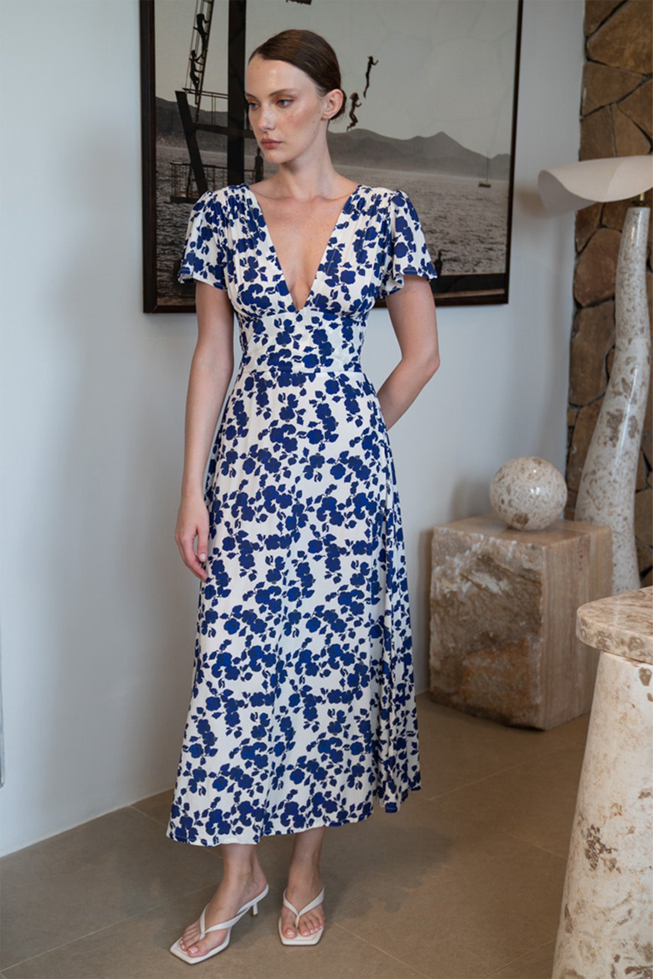 Margot Maxi Dress | Cornflowers