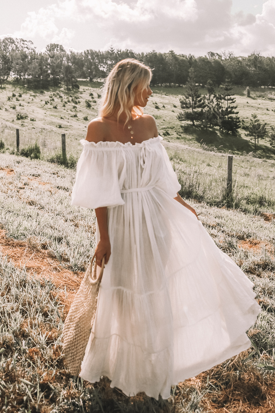 Emmaline Gown | White