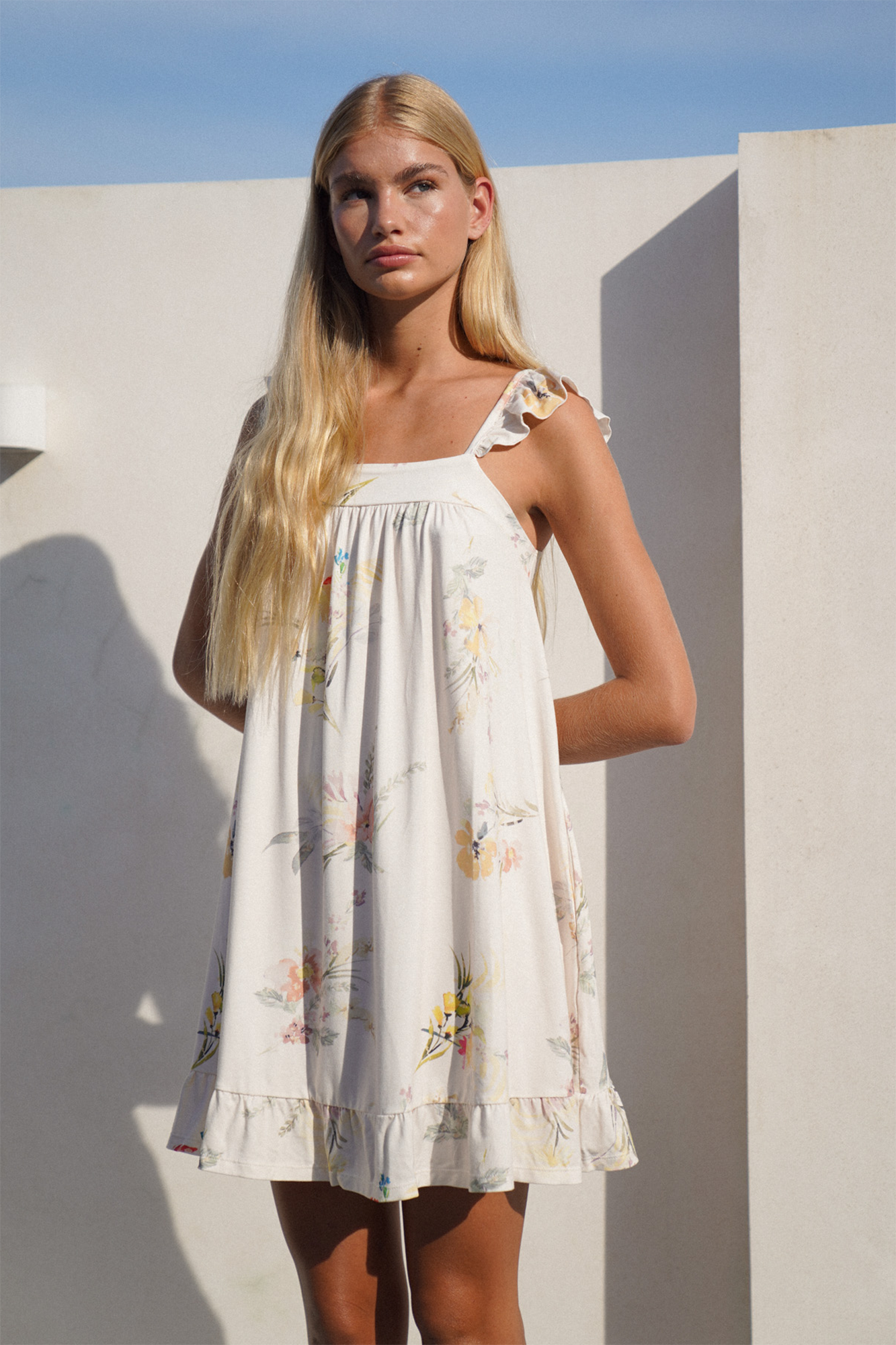 Celine Mini Dress | Secret Garden Vanilla