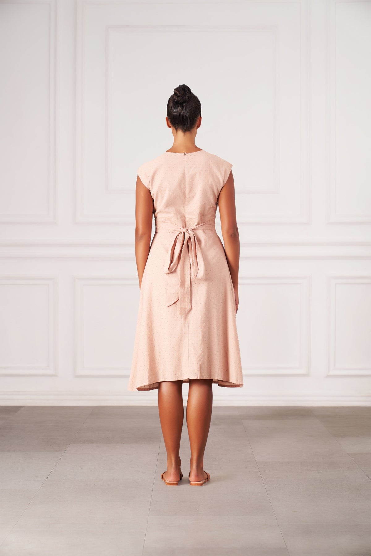 Valentina Midi Dress | Faded Blush