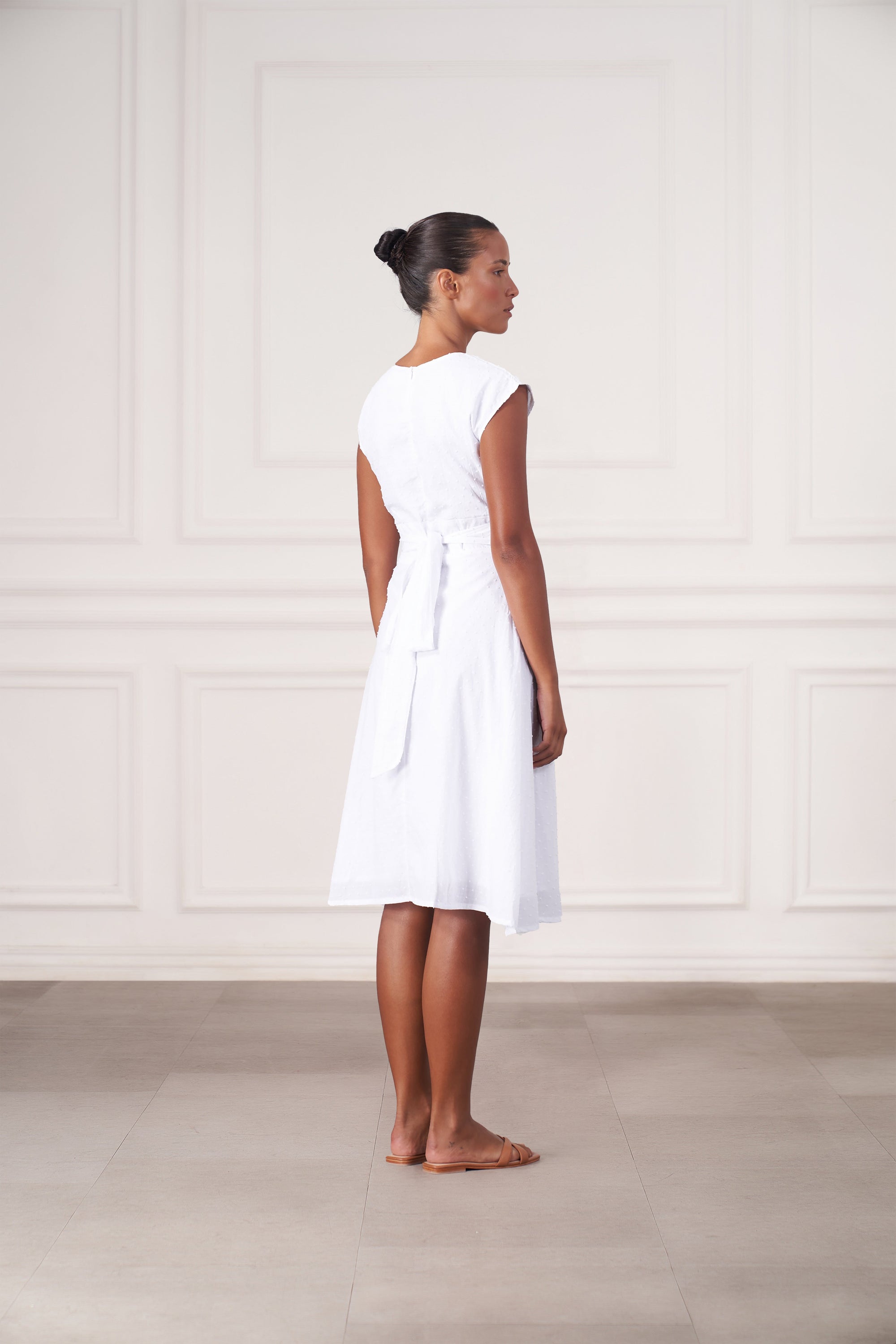 Valentina Midi Dress | White